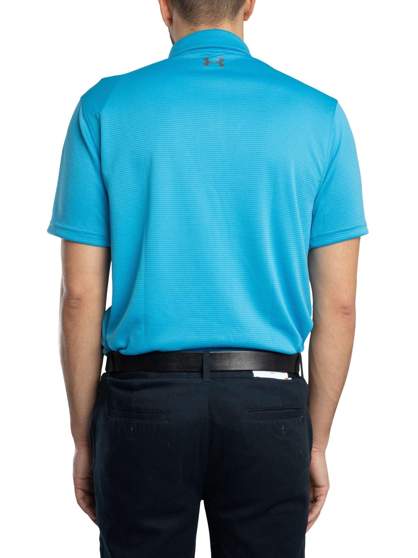 Under Armour Men's Tech Golf Polo, (453) Ether Blue / / Pitch Gray, XX-Large Tall