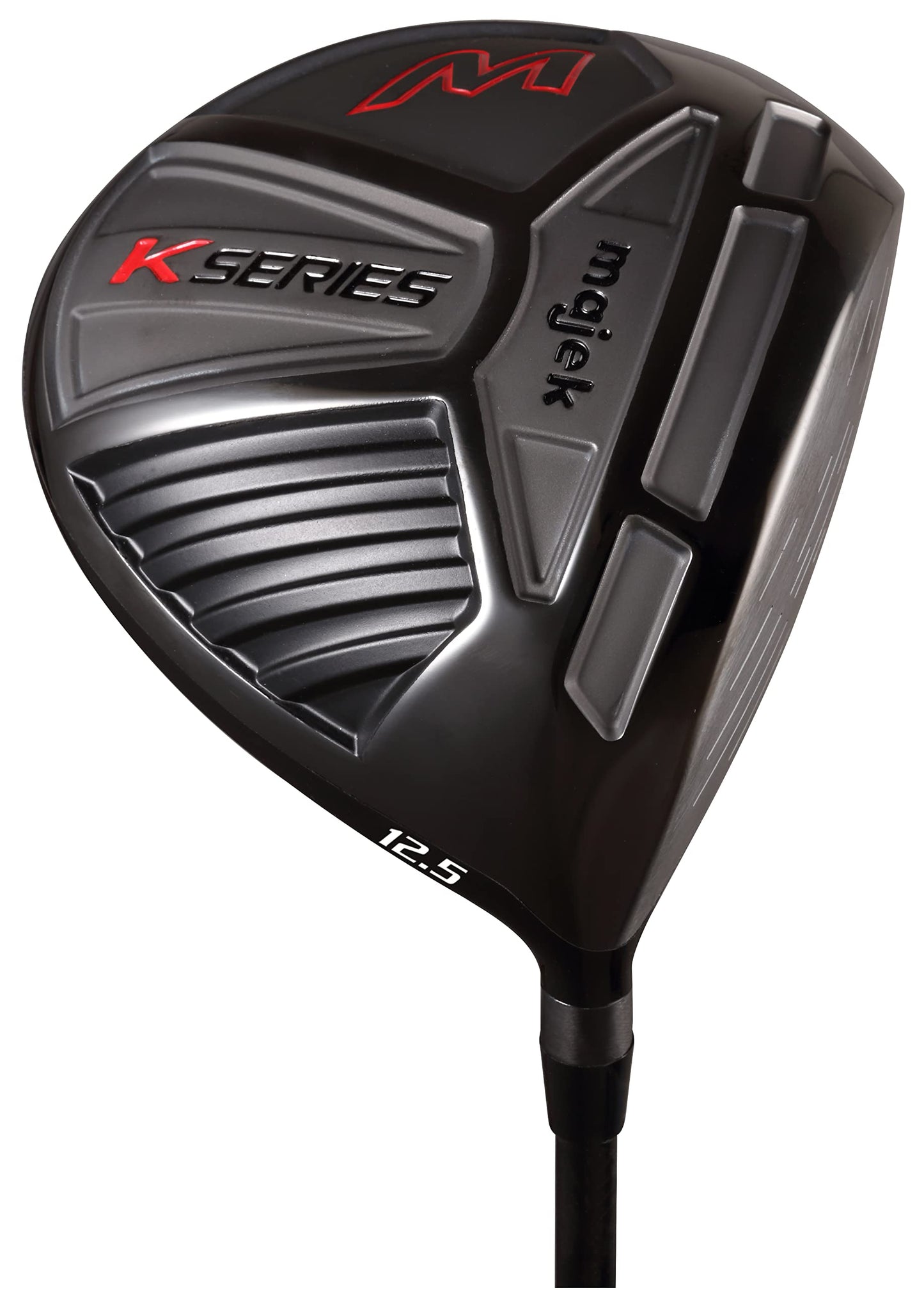 XL Big & Tall Men's (+2" Longer Than Standard Length) Majek K-Series High Launch 460cc 12.5° Driver and 3 5 Fairway Wood Set Golf Clubs, Right Handed Ultra Forgiving Regular Flex Graphite Shaft