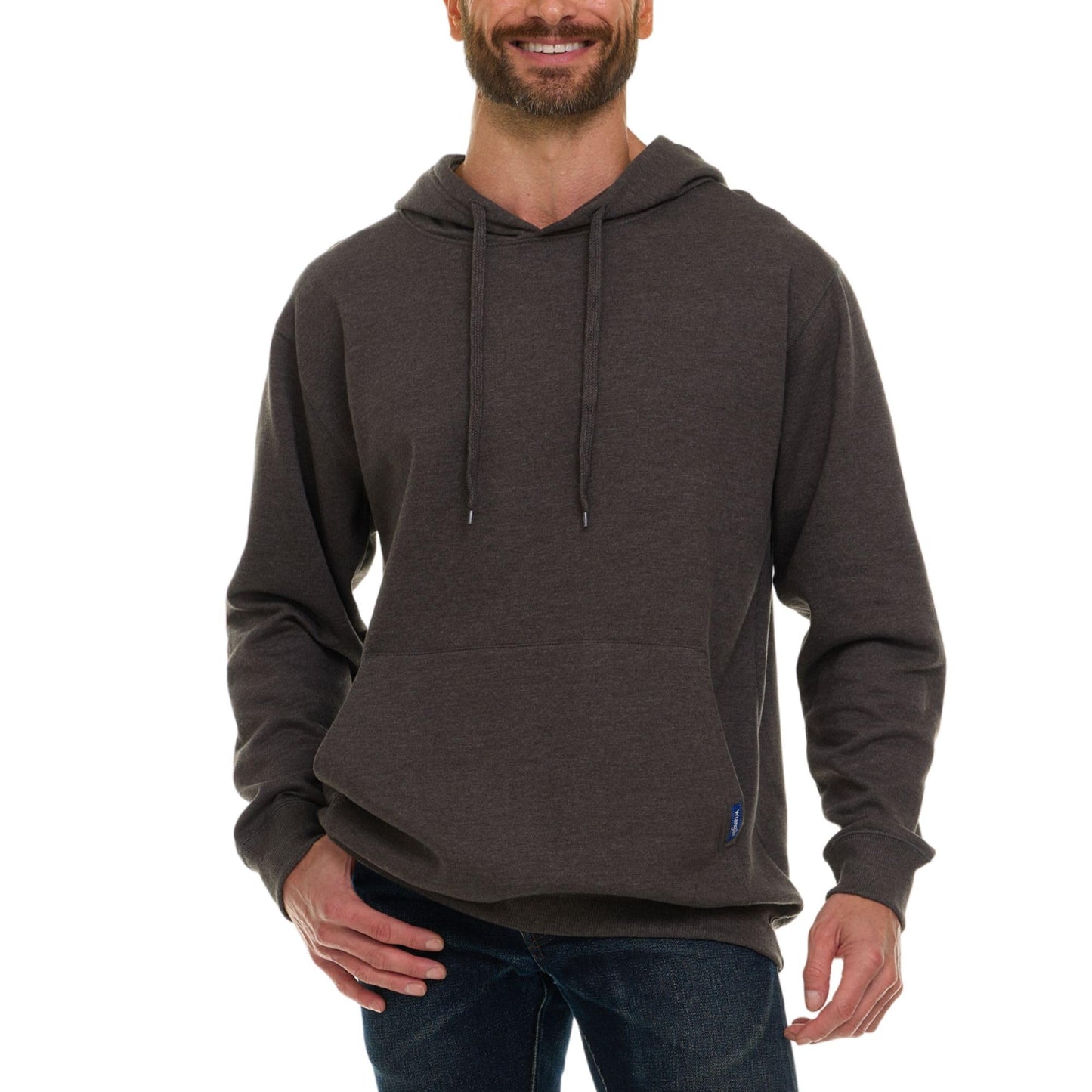 Wrangler Big and Tall Hoodie for Men, Fleece Heavyweight Pullover Sweatshirt, Relaxed Fit Mens Work Hoodies - 3XLT