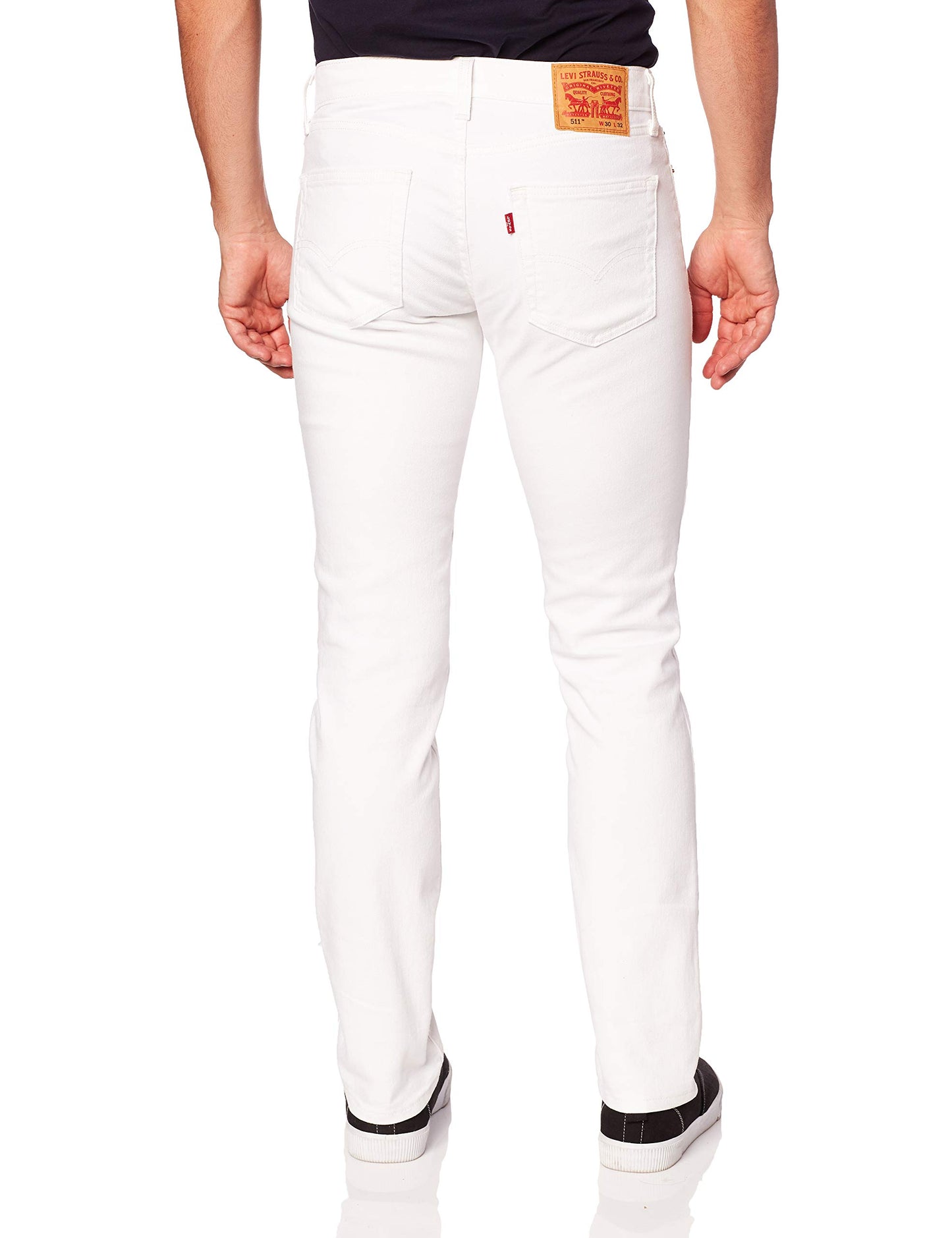 Levi's Men's 511 Slim Fit Jeans (Also Available in Big & Tall), (New) Castilleja White-Advanced Stretch, 32W x 36L