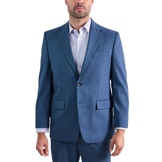 Haggar J.M Men's Premium Stretch Classic Fit Suit Separate Jacket Chambray