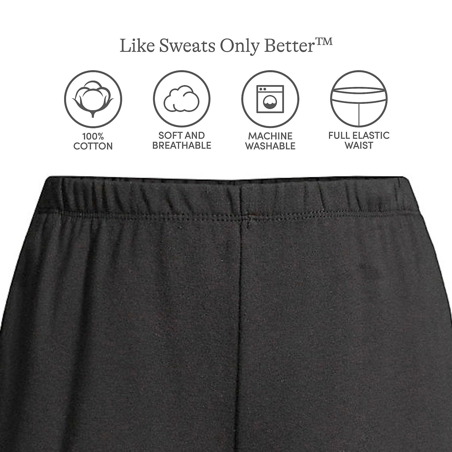 Lands' End Women s Sport Knit Pants Black Tall Large