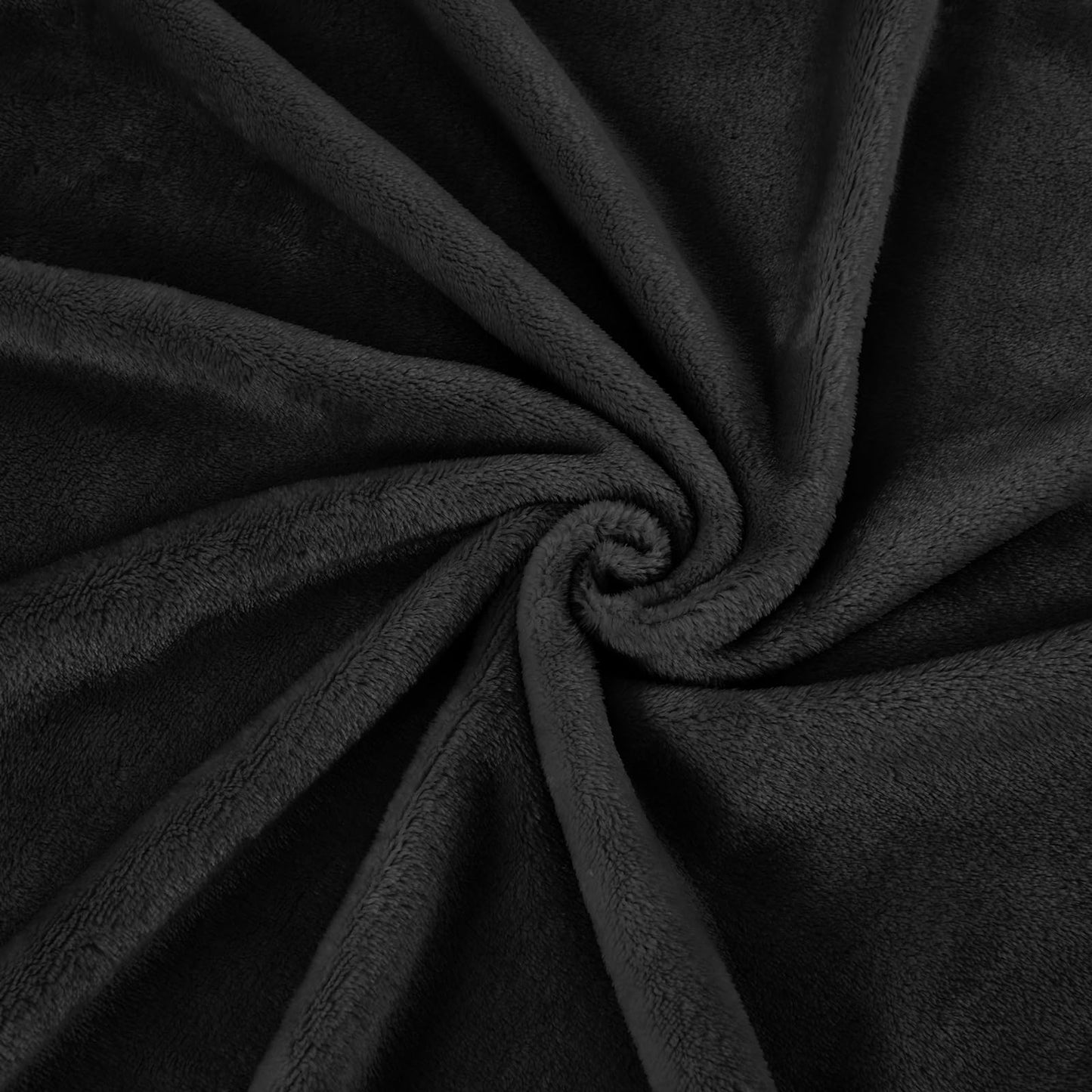 Edenleaf Big Oversized Soft Blanket, Giant Fleece Companion 120x120, California King Warm Blanket for Whole Family, Bed, Sofa, Couch, Travel, Camping 120x120 Black