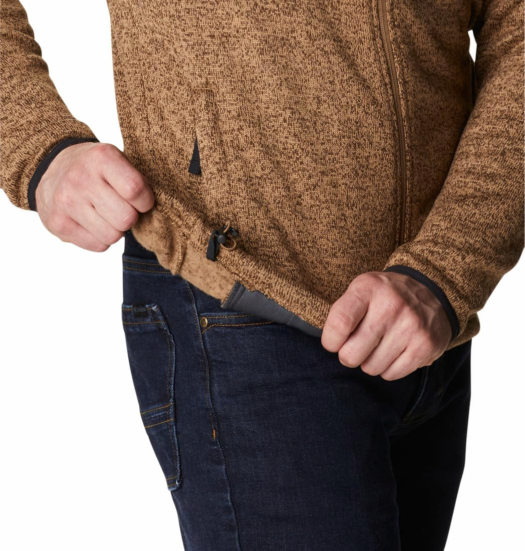 Columbia Men's Sweater Weather Full Zip, Delta Heather, X-Large Tall