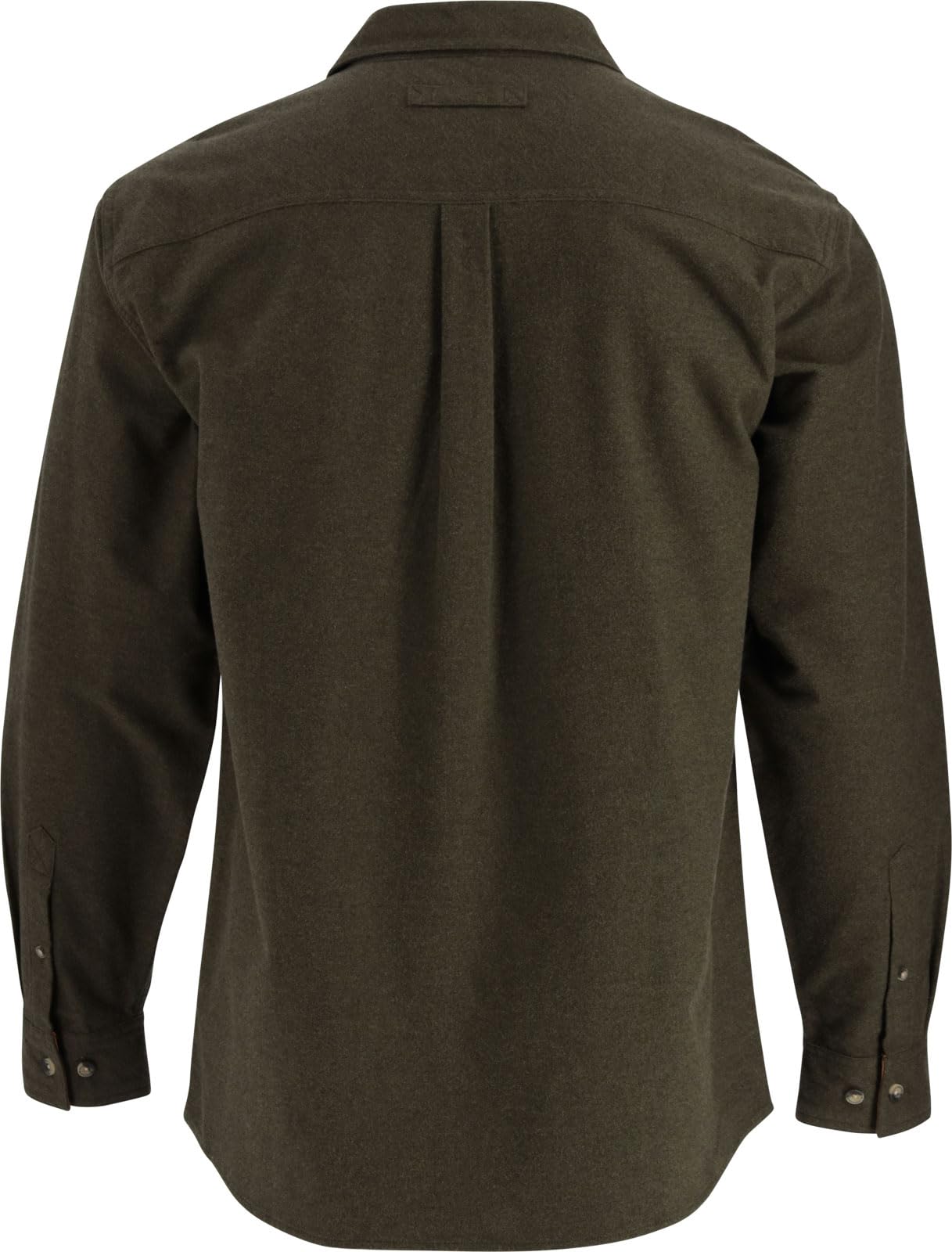 Legendary Whitetails Men's Big & Tall Flannel Shirt Long Sleeve Button Down Relaxed Fit, Army Heather