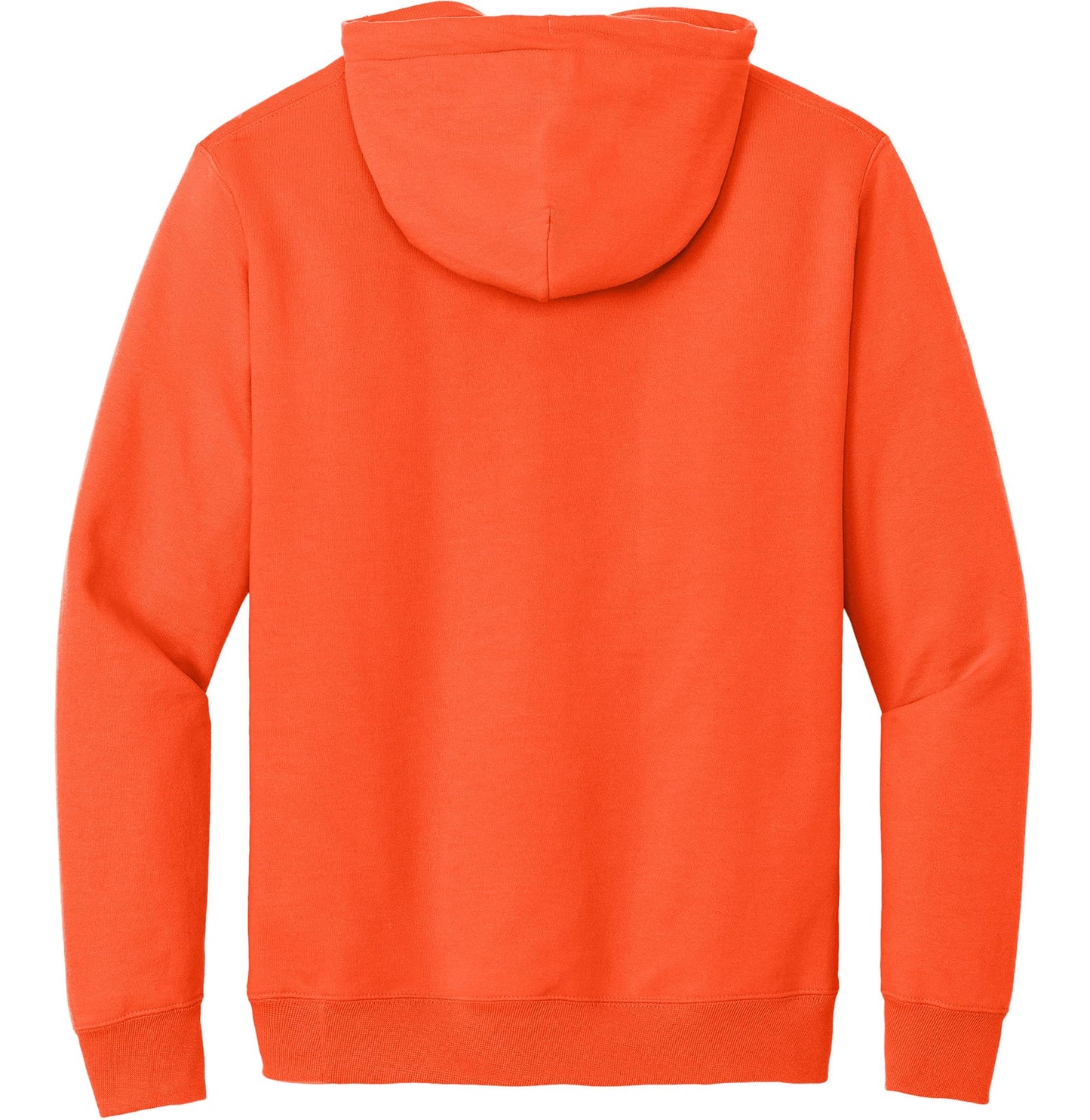 Port & Co TALL Essential Fleece Pullover Hooded Sweatshirt-PC90HT-4XLT-Safety Orange