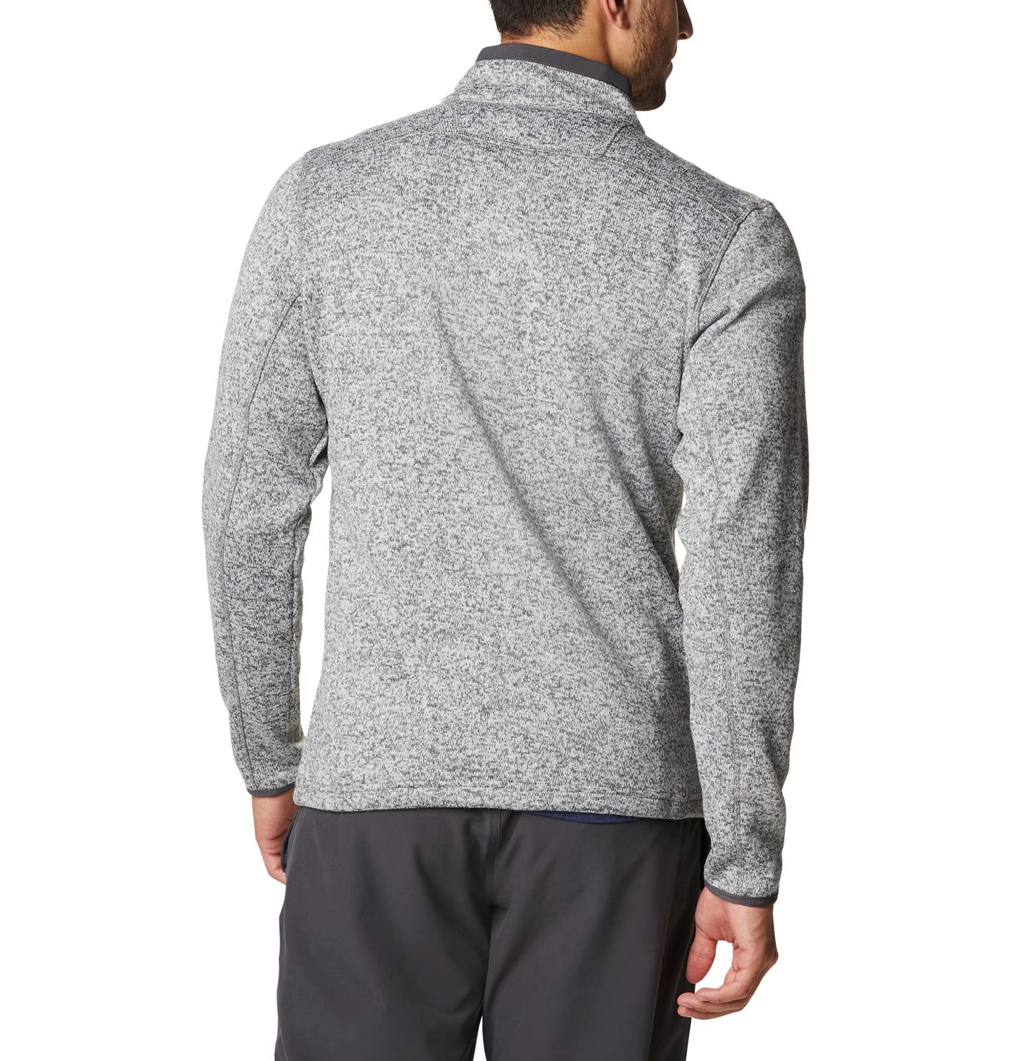Columbia Men's Sweater Weather Full Zip, City Grey Heather, Large Tall