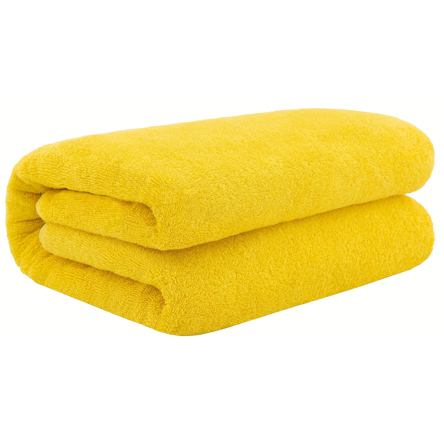 Cotton Paradise 100% Cotton 40x80 Oversized Bath Sheet, Extra Large Turkish Bath Towels for Bathroom, Yellow Bathsheet