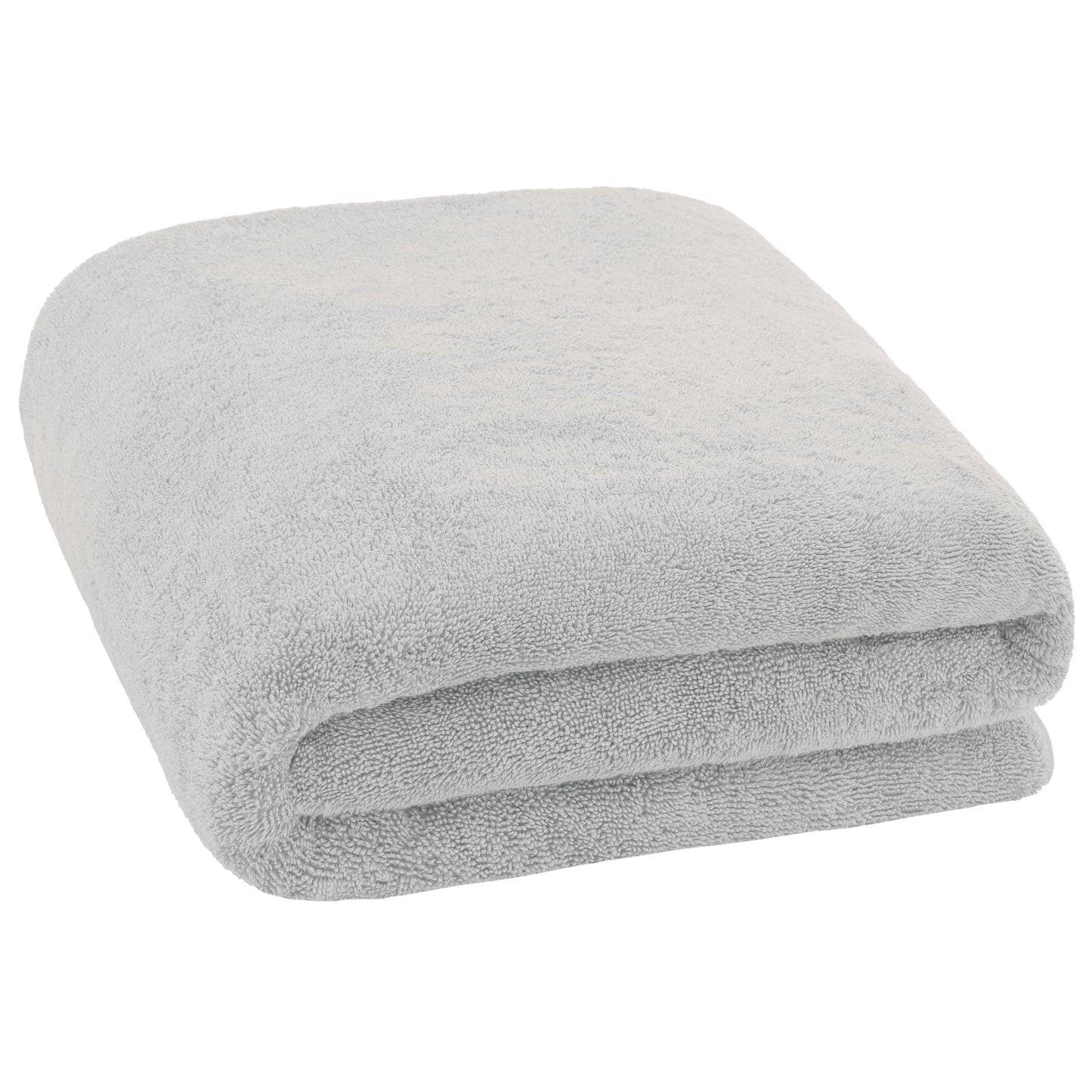 Cotton Paradise 100% Cotton 40x80 Oversized Bath Sheet, Extra Large Turkish Bath Towels for Bathroom, Silver Grey Bathsheet