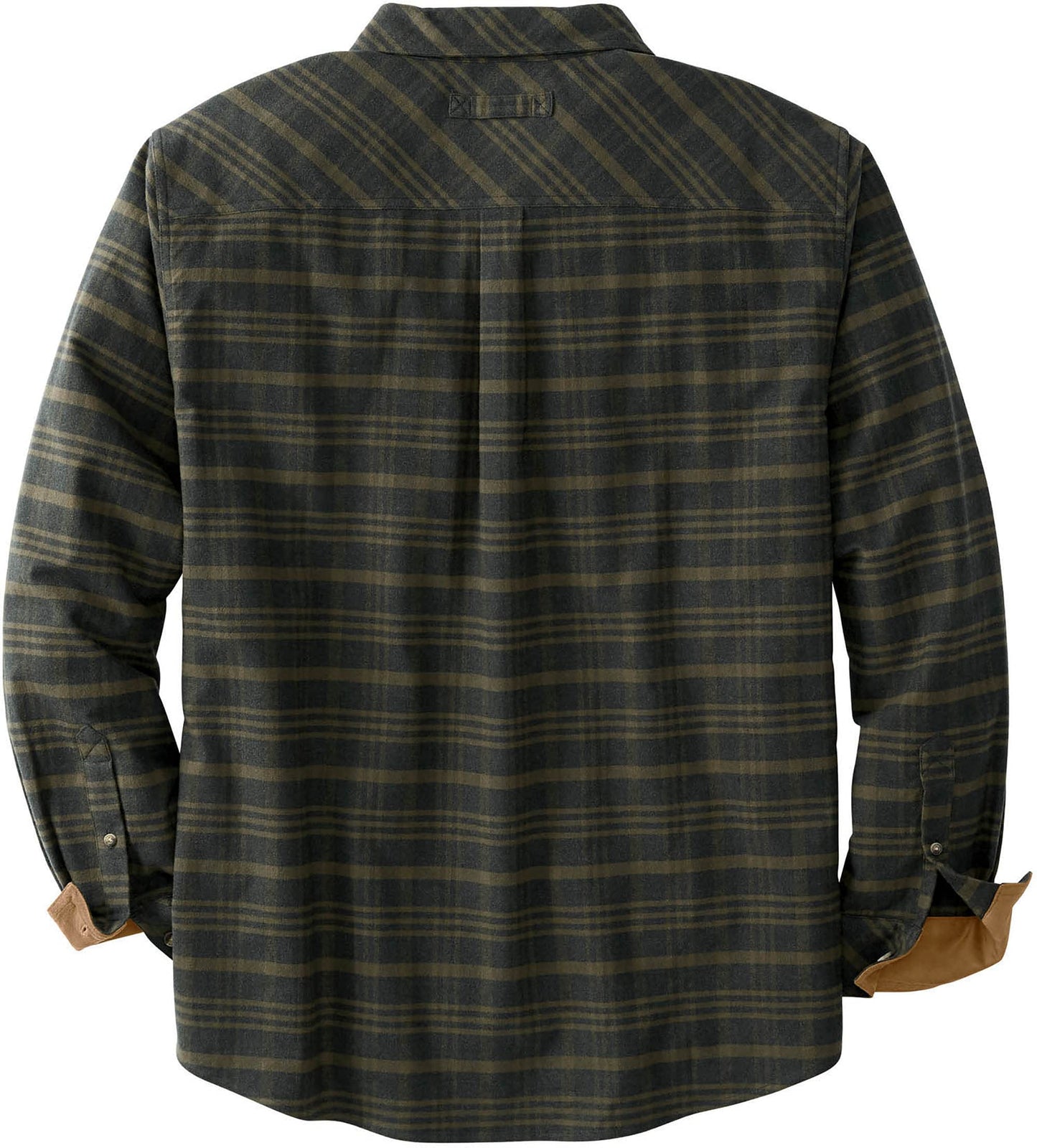Legendary Whitetails Men's Big Flannel Shirt Long Sleeve Button Down Relaxed Fit, Cool Army Melange, Large Tall