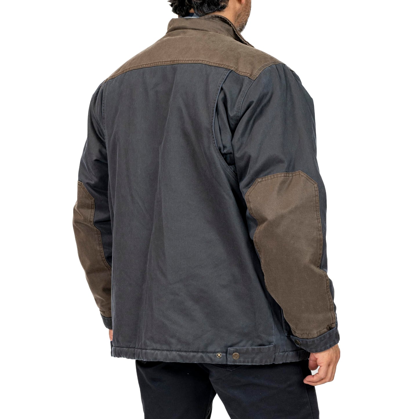 Legendary Whitetails Men's Big & Tall Barn Chore Coat Vintage Work Jacket Waxed Cotton Water Resistant, Navy, X-Large Tall