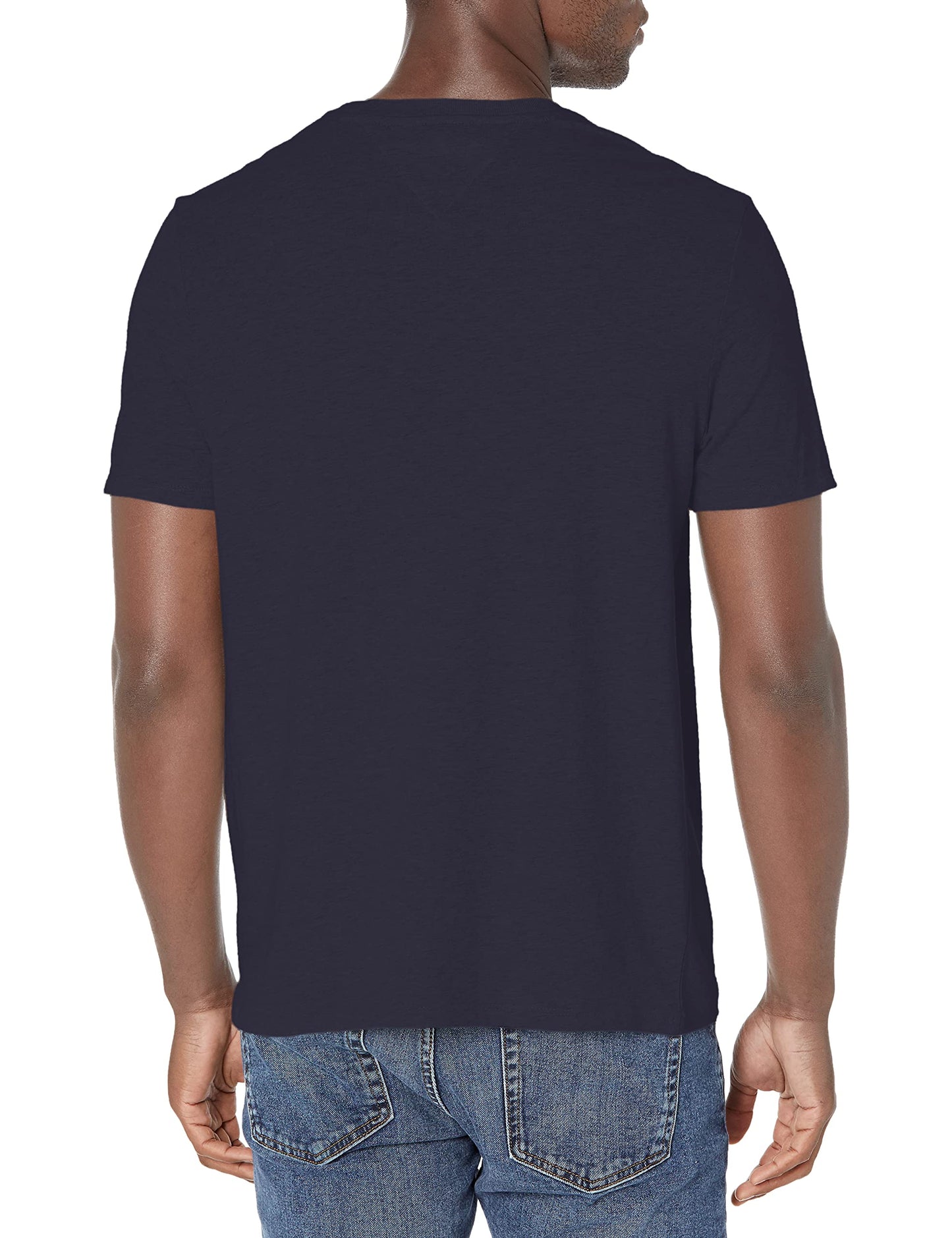 Tommy Hilfiger Men's Big-Tall Big and Tall T Shirt with Pocket Shirt, Navy Blazer, TL-3XL