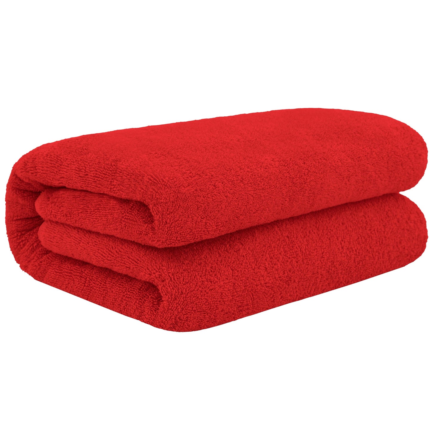 Cotton Paradise 100% Cotton 40x80 Oversized Bath Sheet, Extra Large Turkish Bath Towels for Bathroom, Red Bathsheet