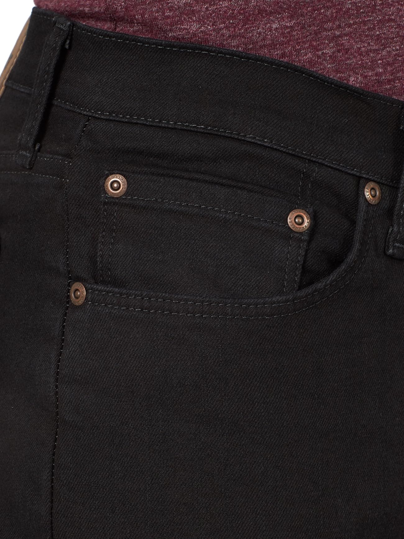 Wrangler Authentics Men's Classic 5-Pocket Regular Fit Jean, Black Flex, 34W X 36L