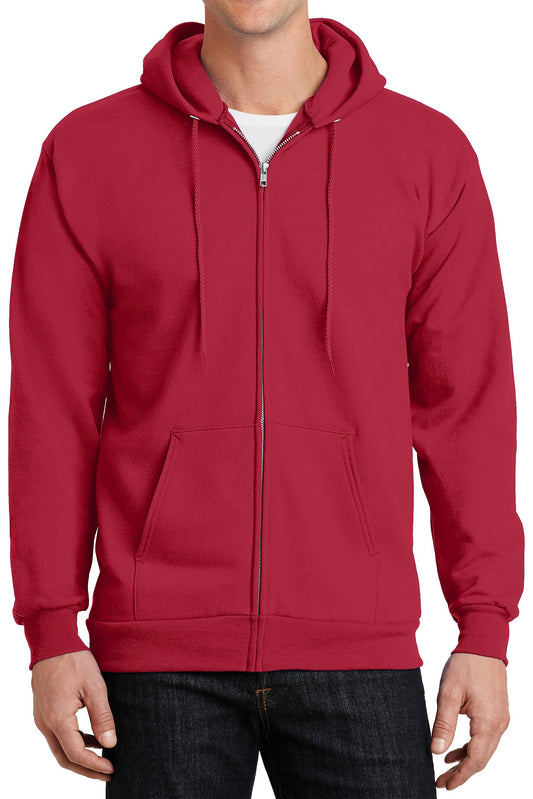 Have It Tall Mens Full Zip Hoodie Red 3XLT Tall