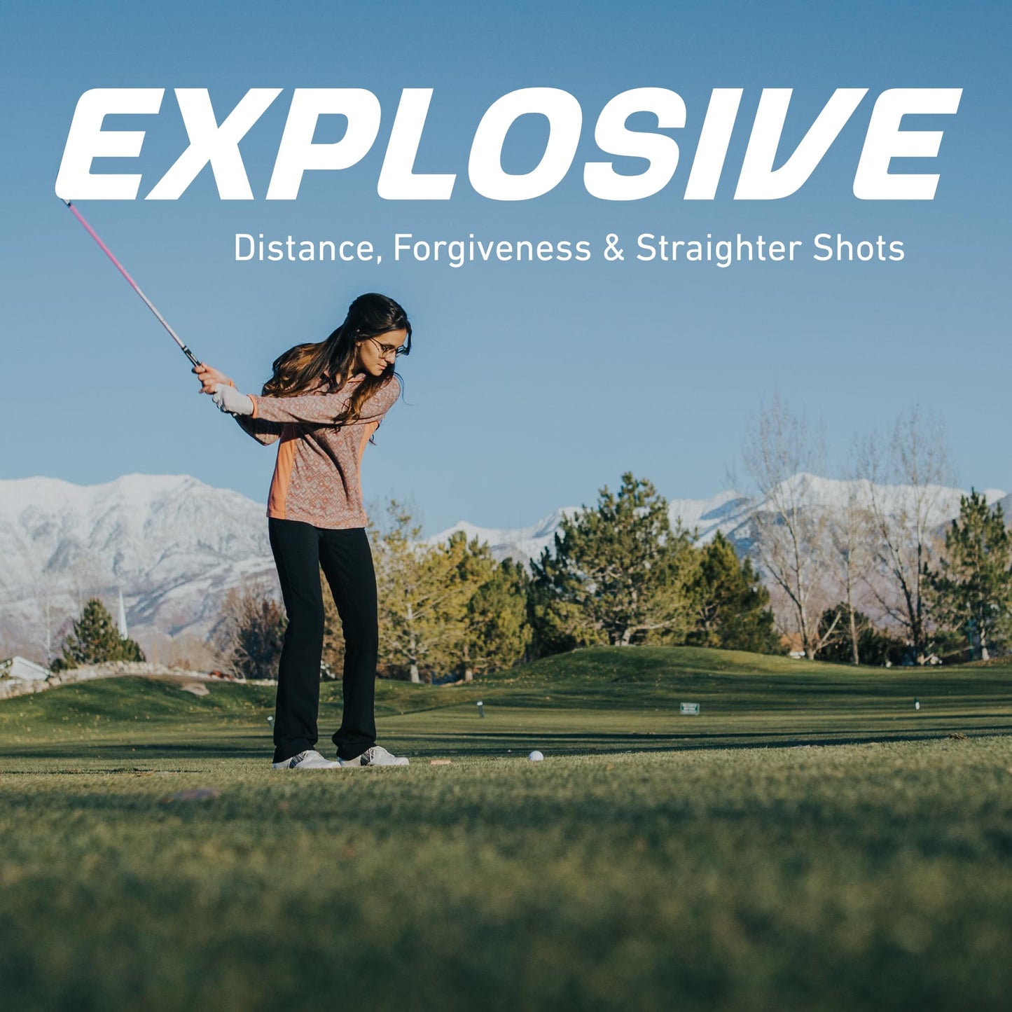 Precise M5 Womens Golf Clubs Full Set, Titanium Driver, S.S. Fairway, S.S. Hybrid, S.S. 5-PW Irons, Putter, Stand Bag, 3 H/C's, Golf Clubs Women Right Handed, Pink (Pink, Right Hand Tall Size)