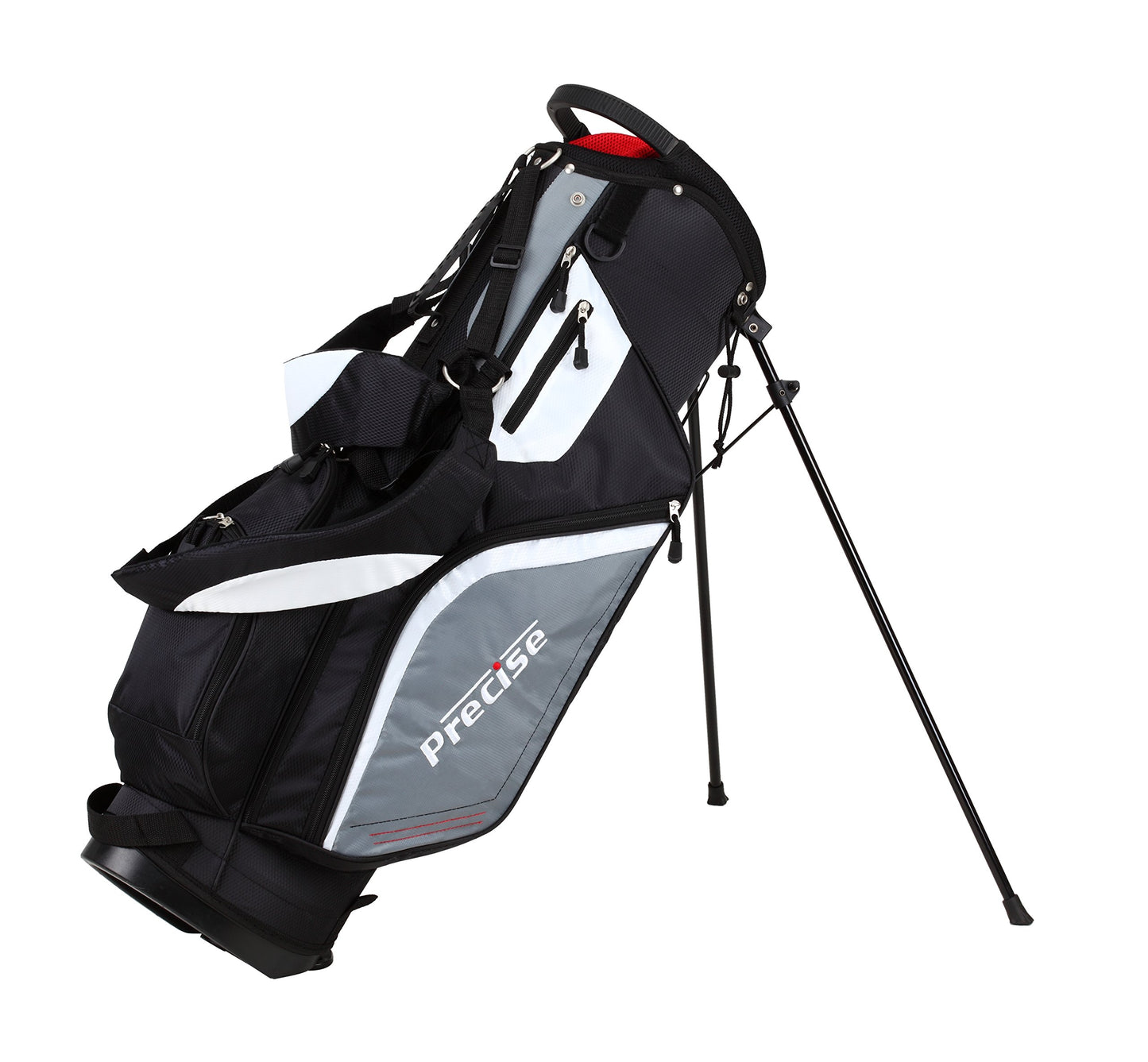 Precise M5 Golf Clubs Set for Men | Lighweight Graphite & True Temper Stainless Steel Shafts w/Precise Alignment Putter & Stand Bag | Left/Right Hand Options & Regular/Tall Complete Golf Club Sets