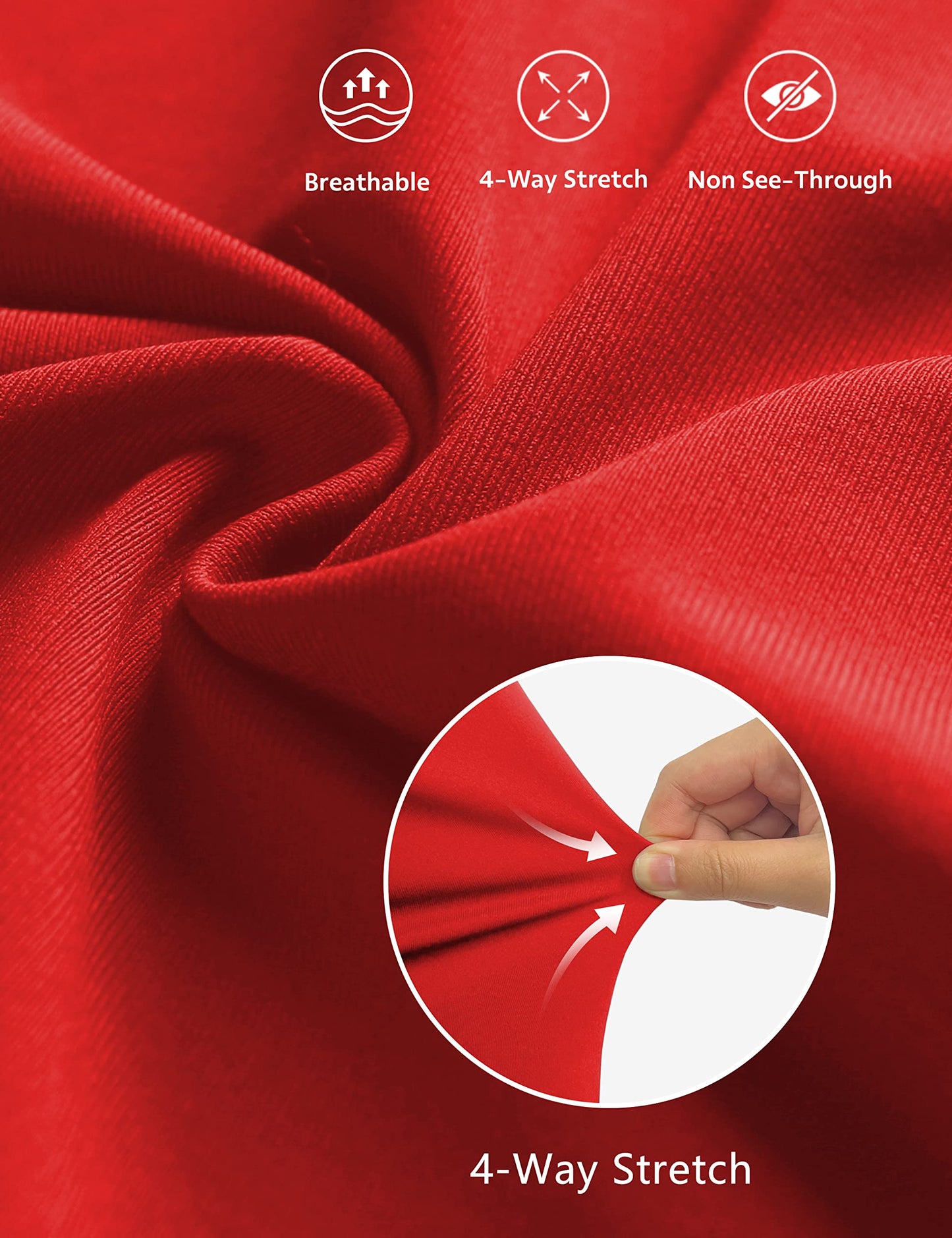 BUBBLELIME 29"/31"/33"/35" 4 Styles Women's High Waist Bootcut Yoga Pants - Out Pockets_Scarlet S-35 Inseam