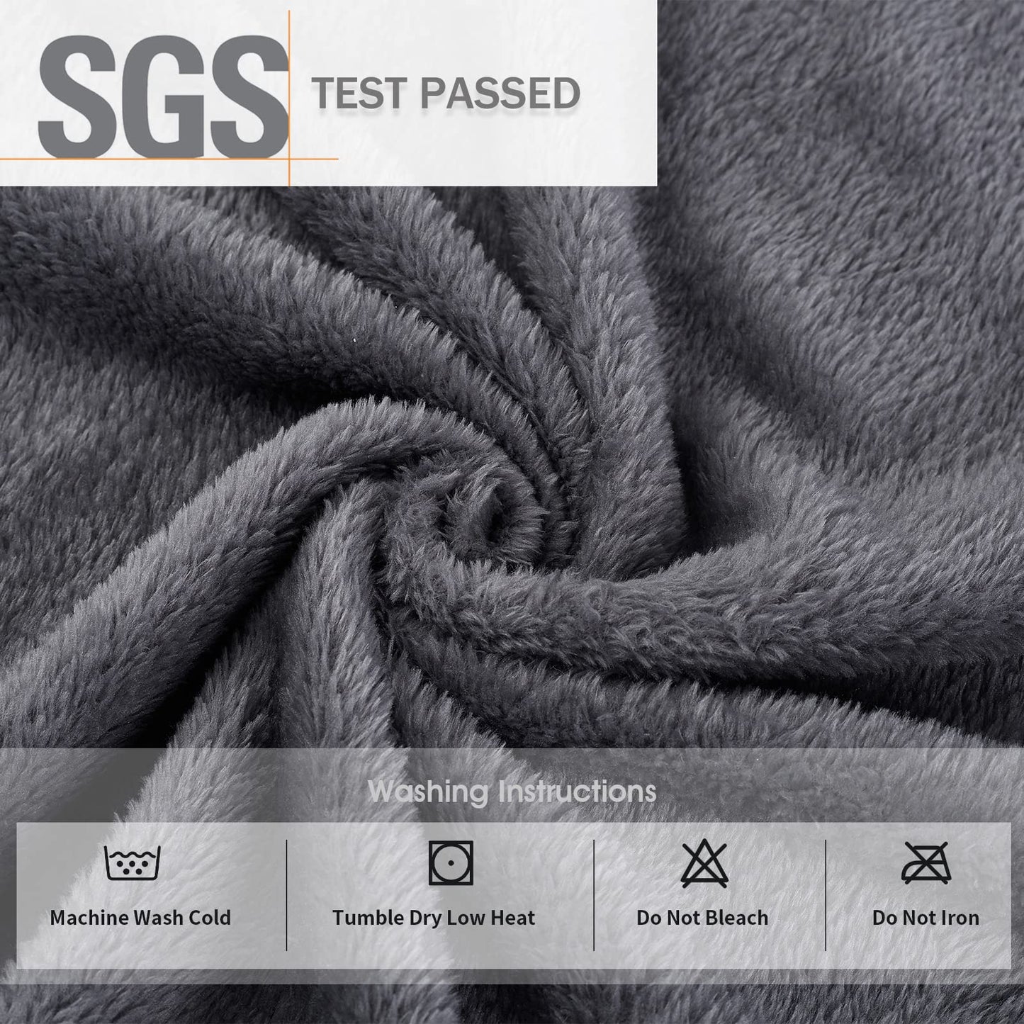 FashGudim Mens Robes Big and Tall with Hood Two-Tone Flannel Fleece Contrast Bathrobe Full Length Plush Long Robe Warm House Coat (Grey & White, L/XL)