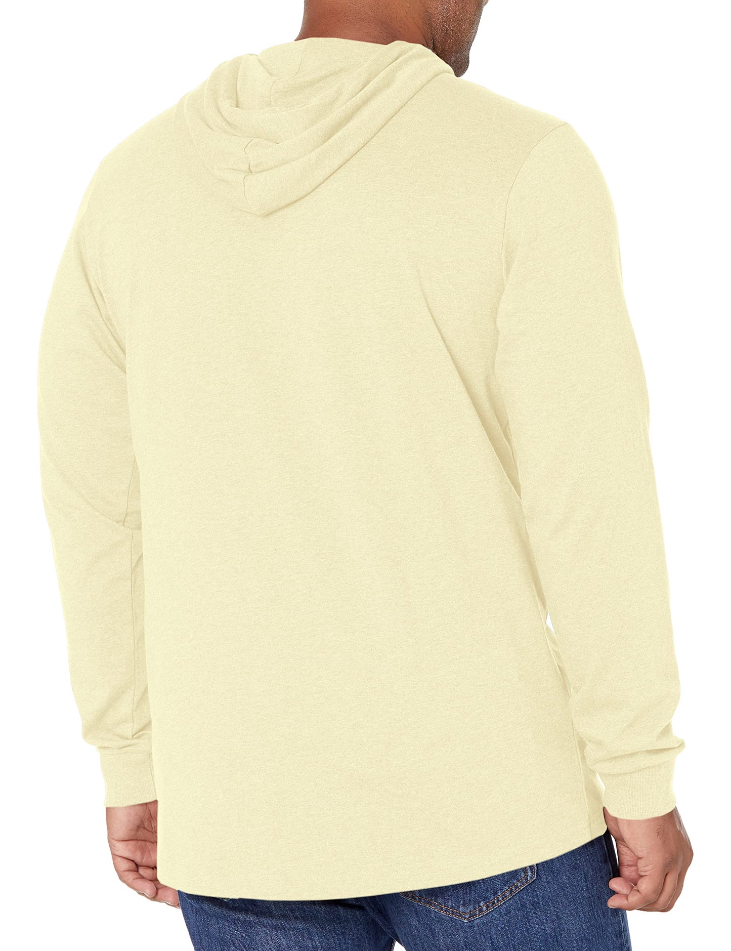 adidas Men's Size Essentials Logo Hoodie, Almost Yellow/White, Large/Tall