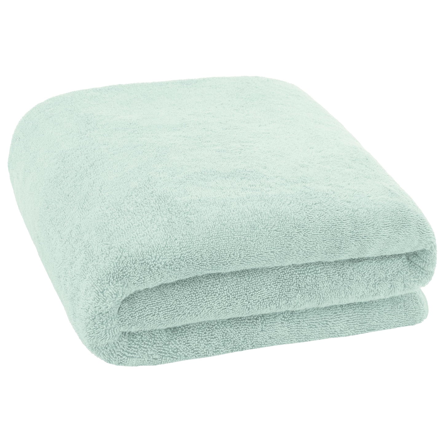 Cotton Paradise 100% Cotton 40x80 Oversized Bath Sheet, Extra Large Turkish Bath Towels for Bathroom, Mint Green Bathsheet