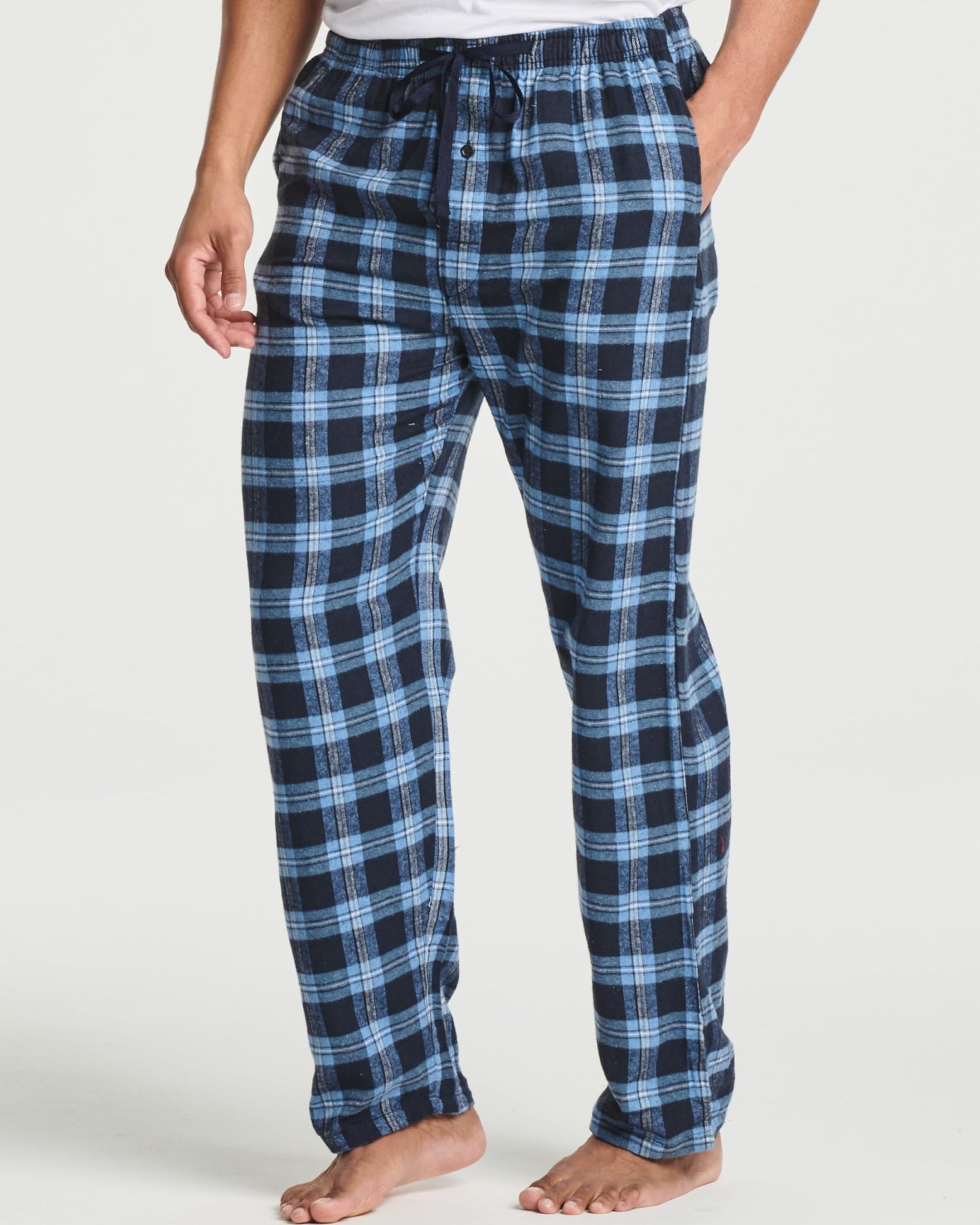 Real Essentials 3 Pack Mens Big & Tall King Size Pajama Pants Cotton Soft Pajamas Men Flannel Bottoms Fleece Buffalo Plaid Pj Lounge Pants Sleepwear Pijamas Hombres Woven - Set 4, 4x Tall