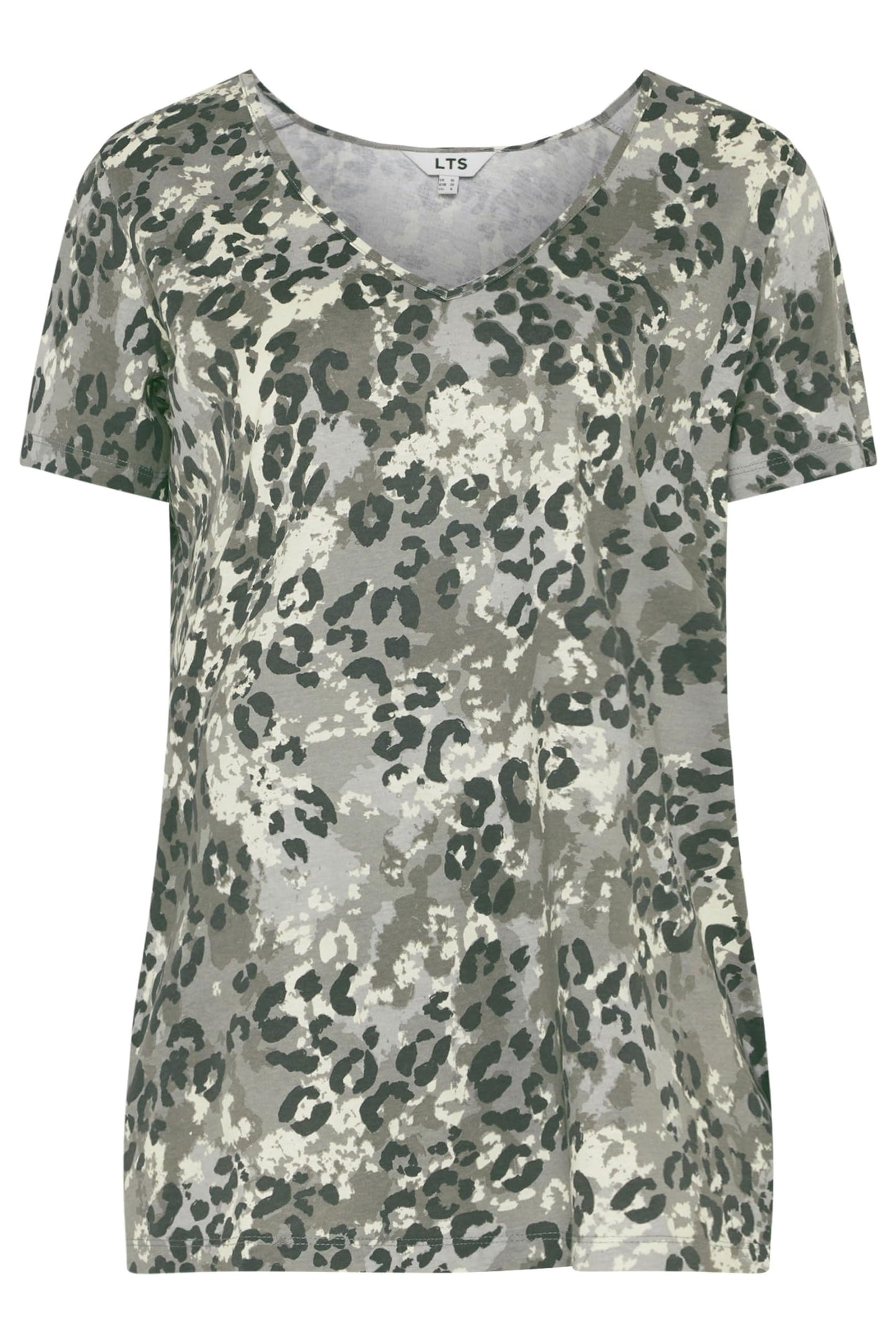 Long Tall Sally LTS Tall V-Neck Top Grey 8
