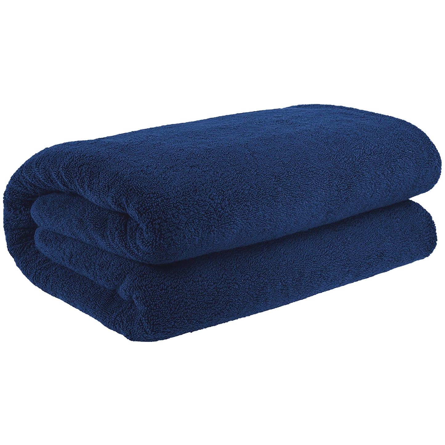 Cotton Paradise 100% Cotton 40x80 Oversized Bath Sheet, Extra Large Turkish Bath Towels for Bathroom, Navy Blue Bathsheet