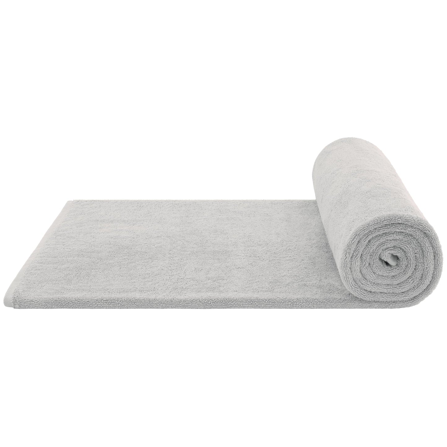 Cotton Paradise 100% Cotton 40x80 Oversized Bath Sheet, Extra Large Turkish Bath Towels for Bathroom, Silver Grey Bathsheet