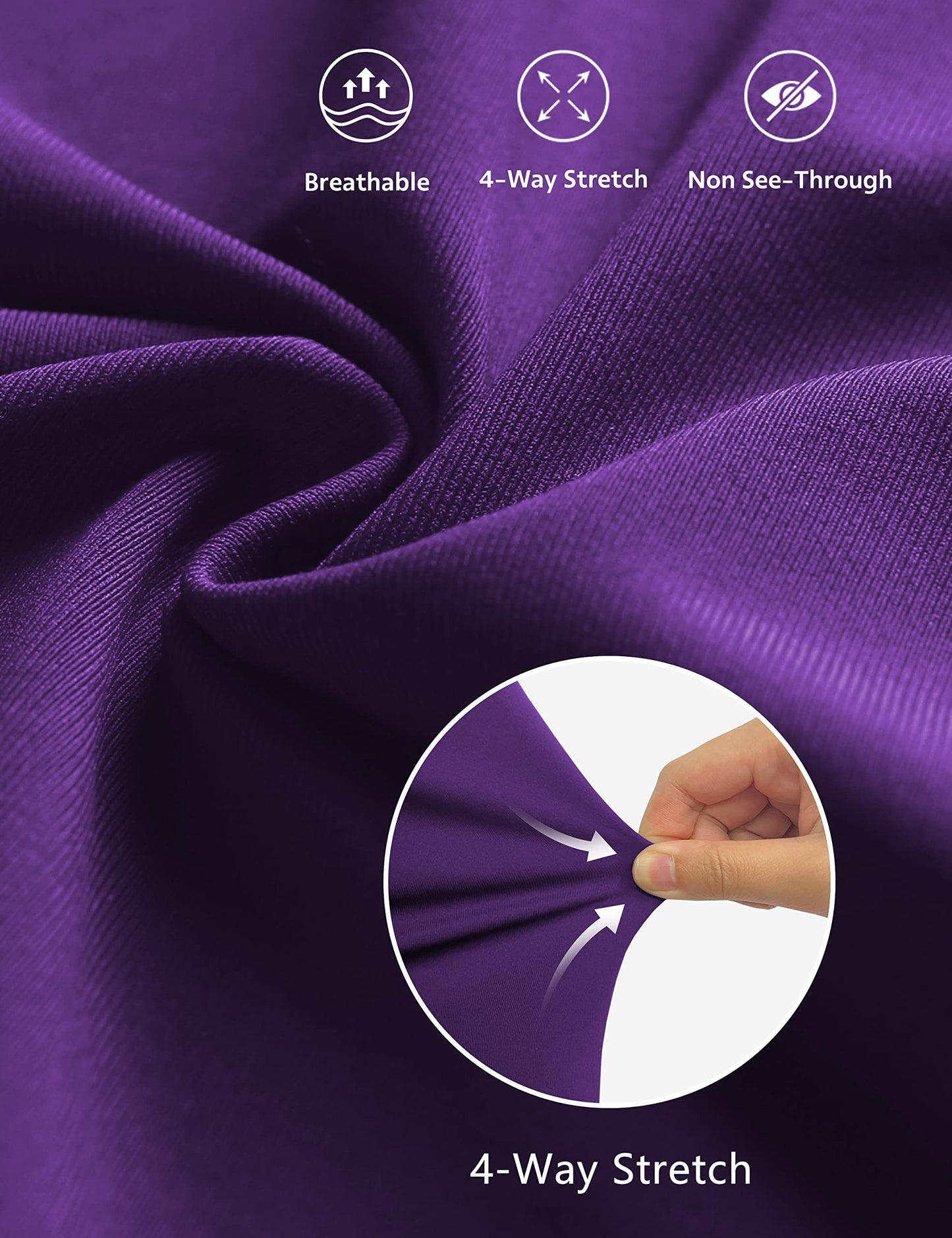 BUBBLELIME 29"/31"/33"/35" 4 Styles Women's High Waist Bootcut Yoga Pants - Out Pockets_EGGPLANTPURPLE XL-35 Inseam