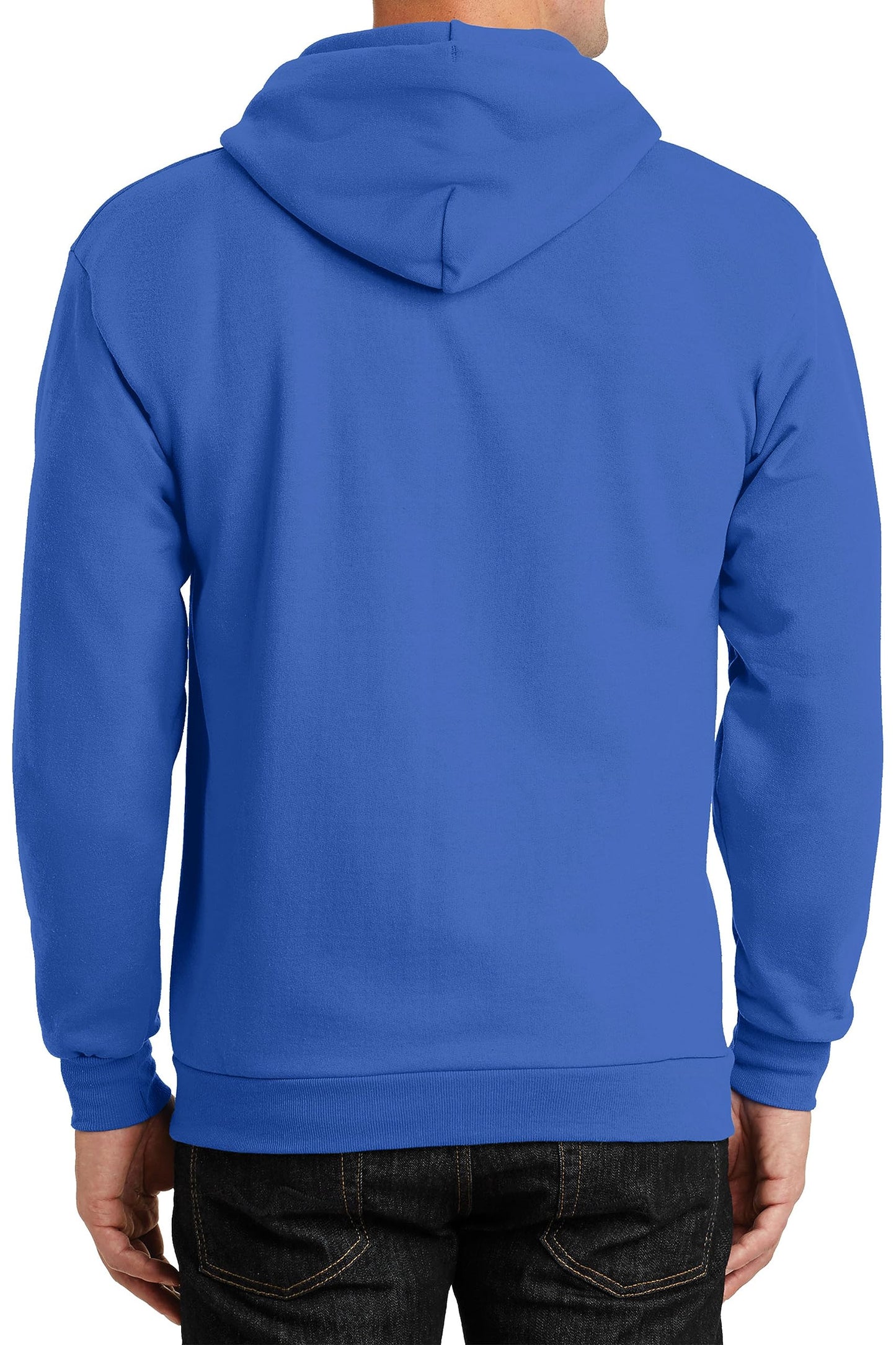 Have It Tall Mens Full Zip Hoodie Royal 2XLT Tall