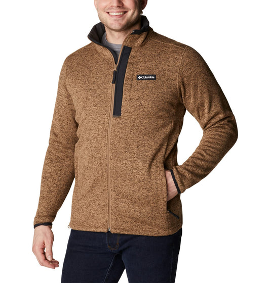 Columbia Men's Sweater Weather Full Zip, Delta Heather, X-Large Tall