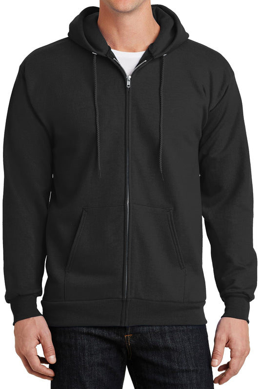 Have It Tall Mens Full Zip Hoodie Black 2XLT Tall