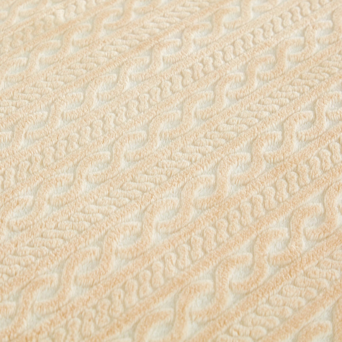 Serenhom Extra Large Soft Cozy 120x120 Inches Seamless Oversized King Fleece Blanket - Huge 3D Jacquard Decorative 10'x10' California King Blanket for Bed, Sofa, Couch, Travel, Khaki Chain