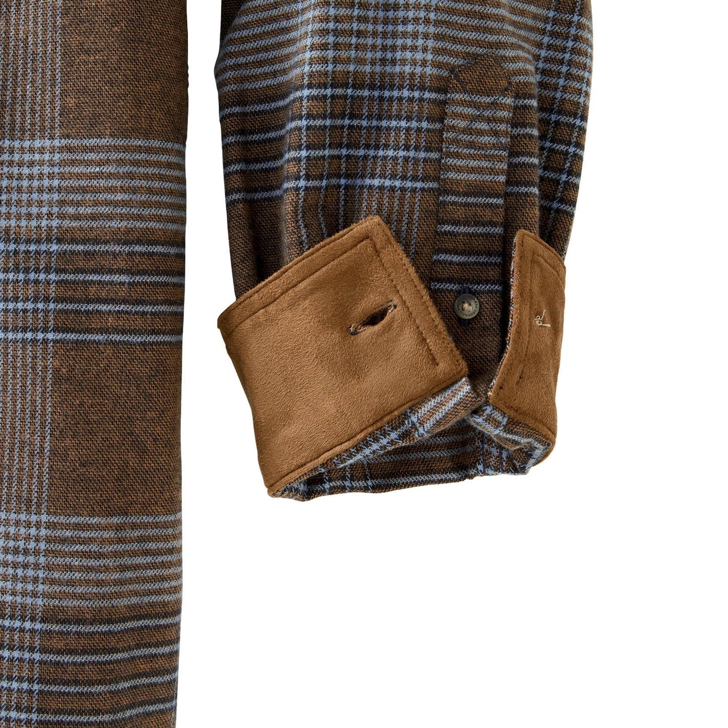 Legendary Whitetails Men's Big Flannel Shirt Long Sleeve Button Down Relaxed Fit, Real Chocolate Melange, Large Tall