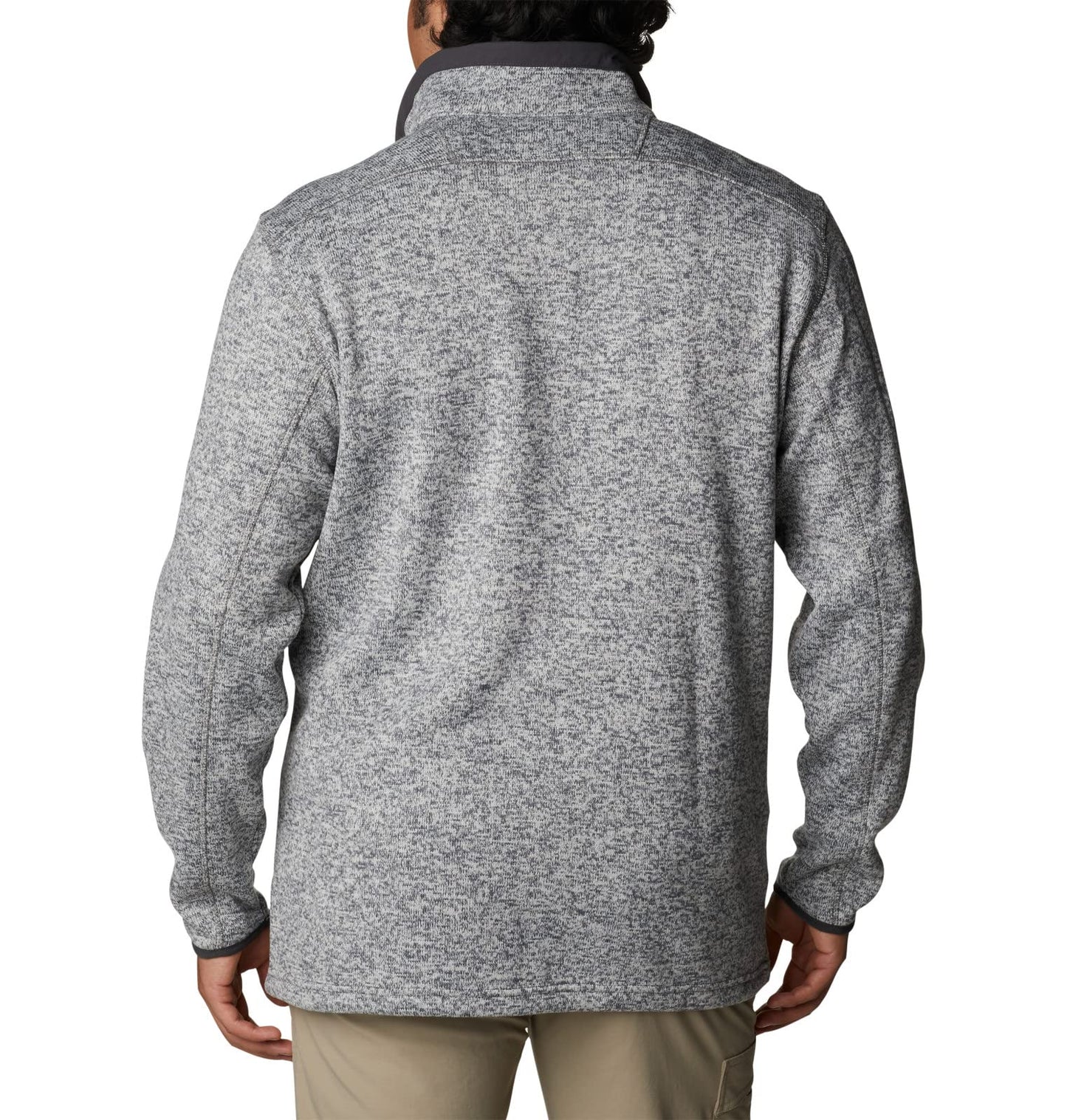 Columbia Men's Sweater Weather Full Zip, City Grey Heather, Large Tall