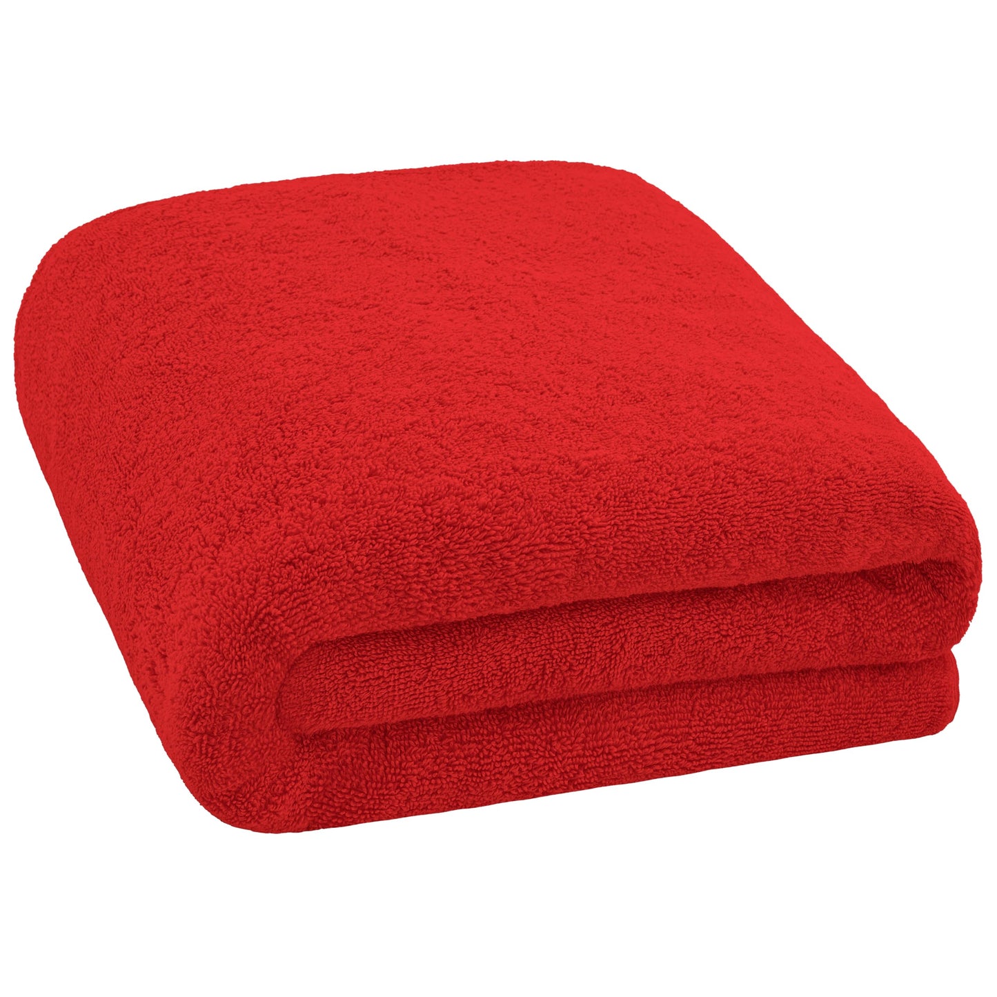 Cotton Paradise 100% Cotton 40x80 Oversized Bath Sheet, Extra Large Turkish Bath Towels for Bathroom, Red Bathsheet