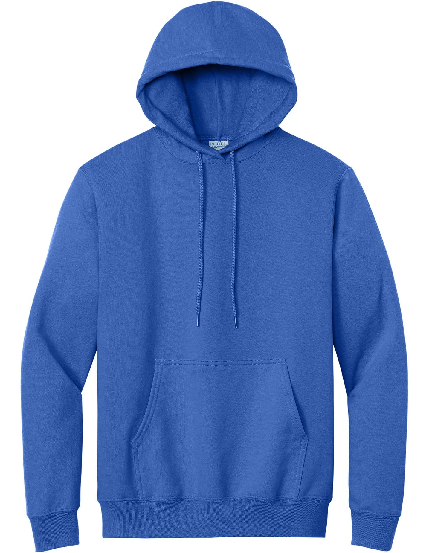 Port & Co TALL Essential Fleece Pullover Hooded Sweatshirt-PC90HT-4XLT-Royal