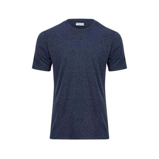 TallSlim Men's Tall Slim-Fit Short Sleeve Crewneck T-Shirt - Extra Long, Slim Fit, Preshrunk Easy Care, Dark Blue, X-Large