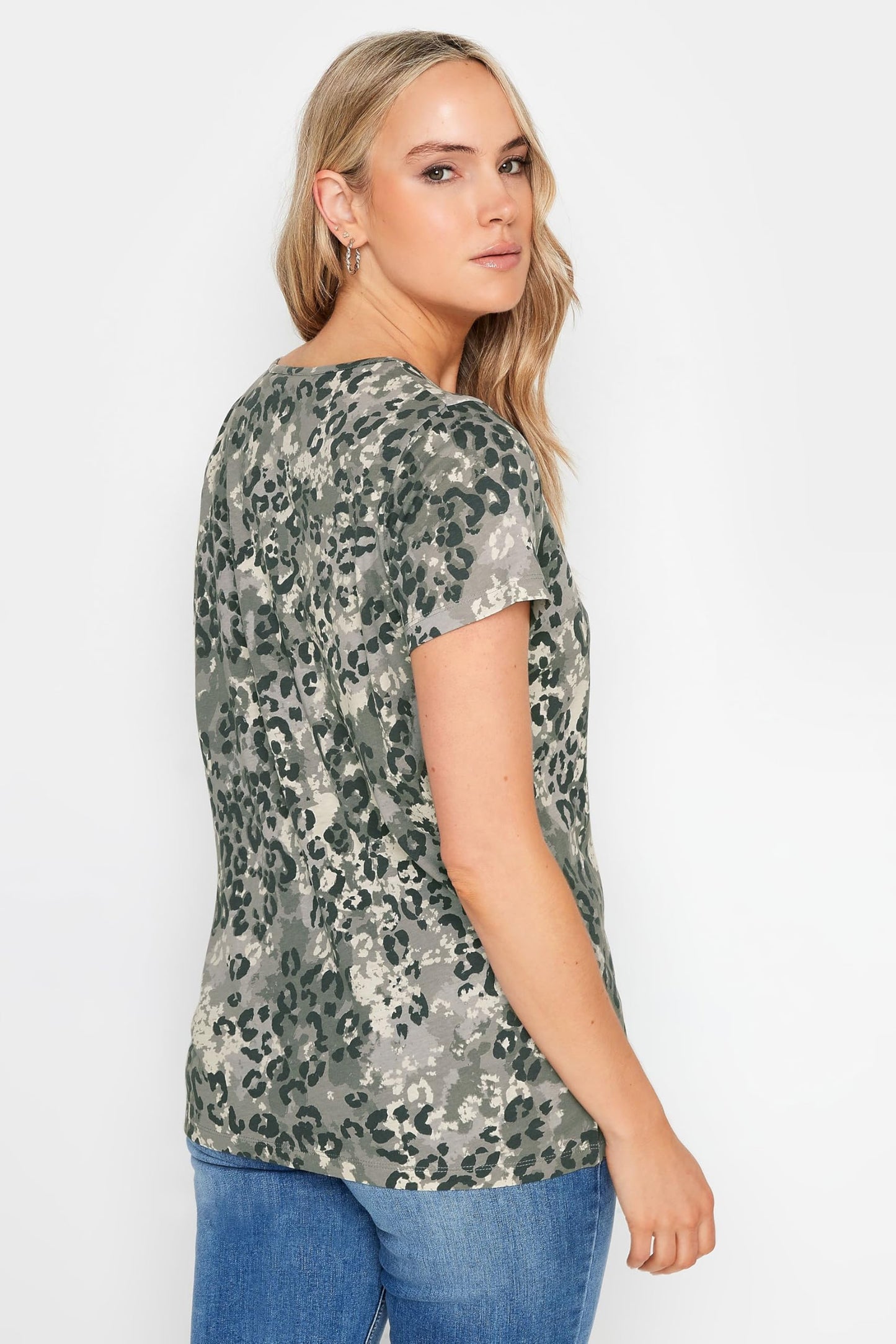 Long Tall Sally LTS Tall V-Neck Top Grey 8