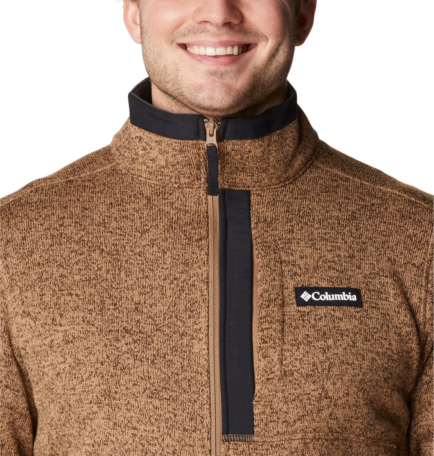 Columbia Men's Sweater Weather Full Zip, Delta Heather, X-Large Tall