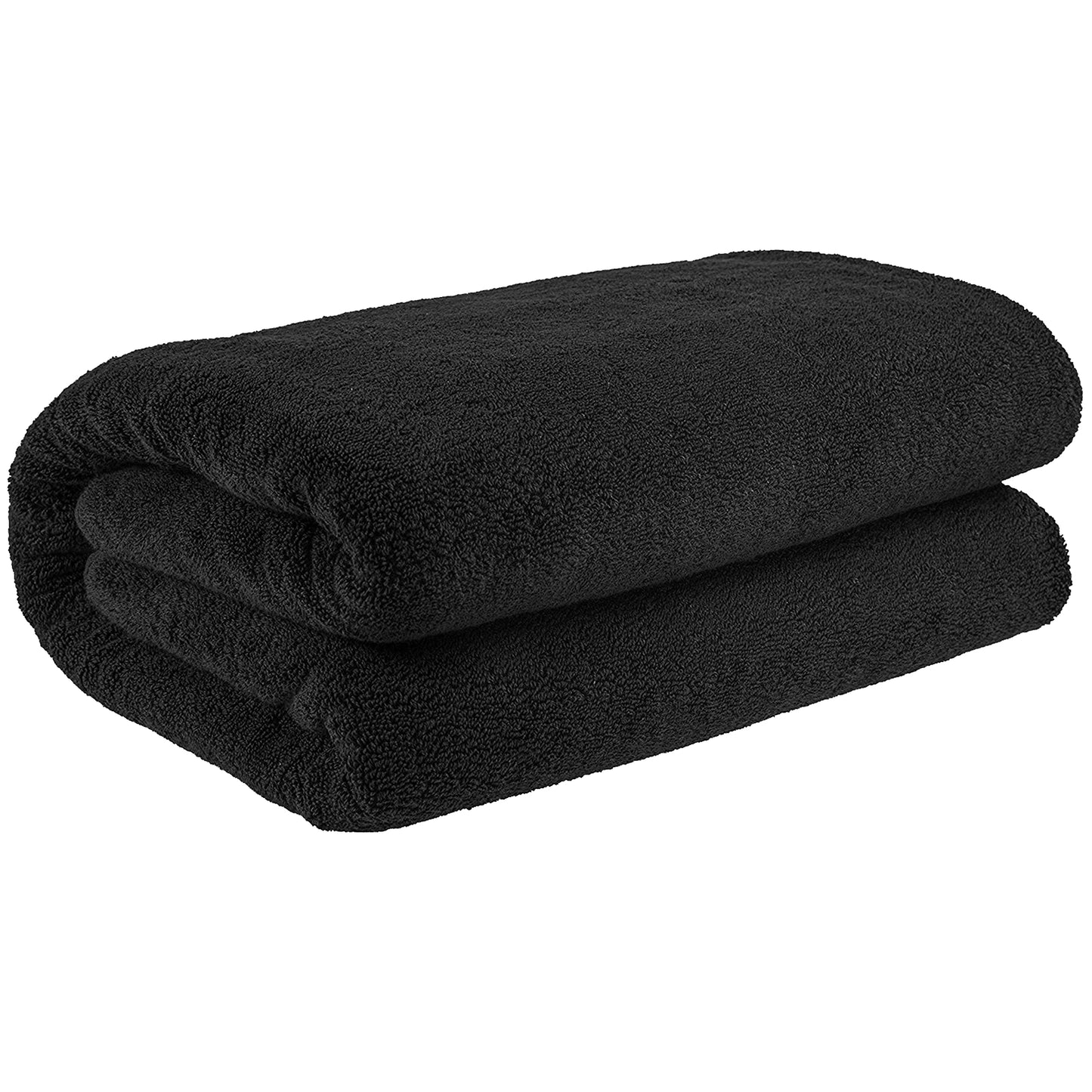 Cotton Paradise 100% Cotton 40x80 Oversized Bath Sheet, Extra Large Turkish Bath Towels for Bathroom, Black Bathsheet