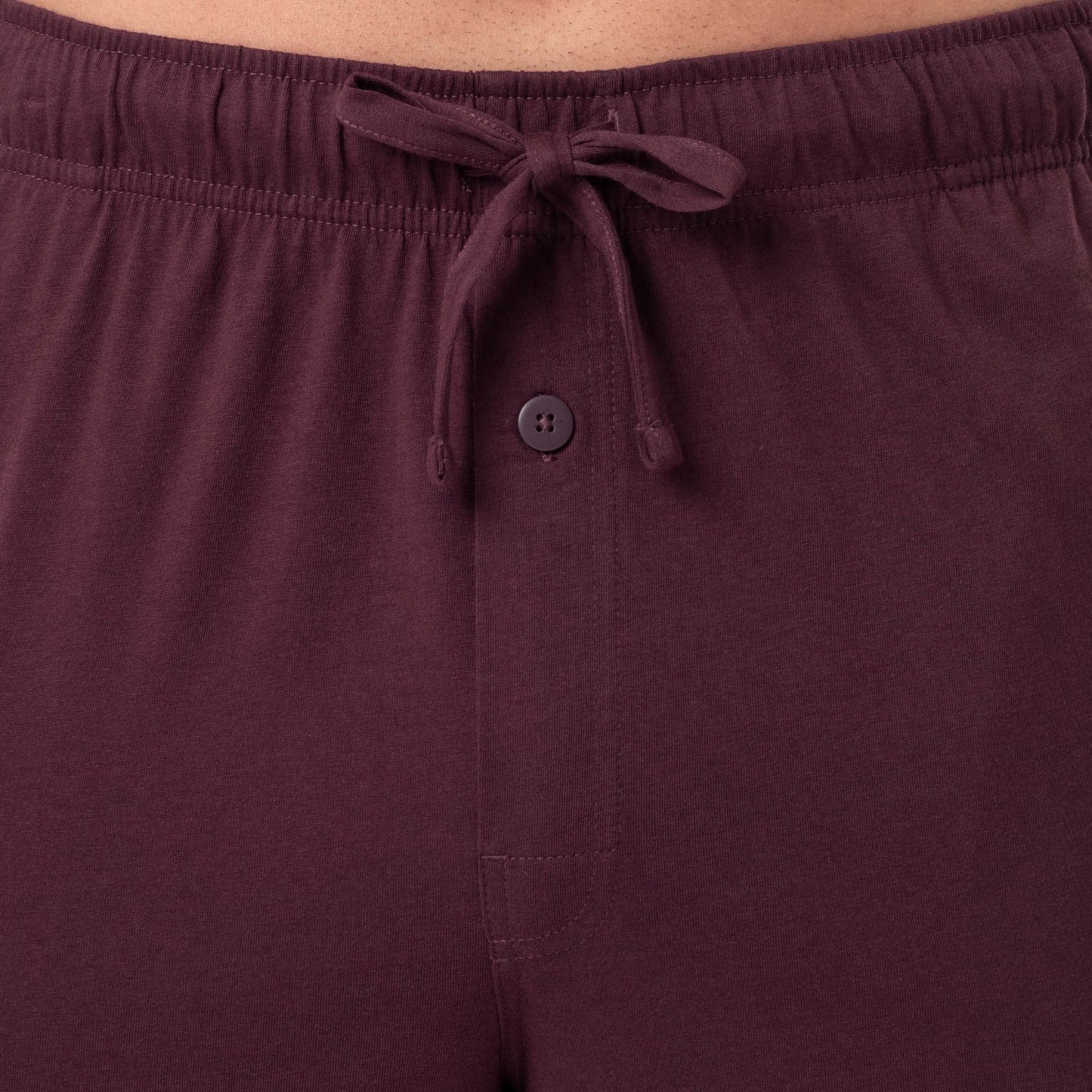 Fruit of the Loom Men's 1-Pack Extended Sizes Jersey Knit Sleep Pant (1 & 2 Packs), Dark Red, X-Large Tall