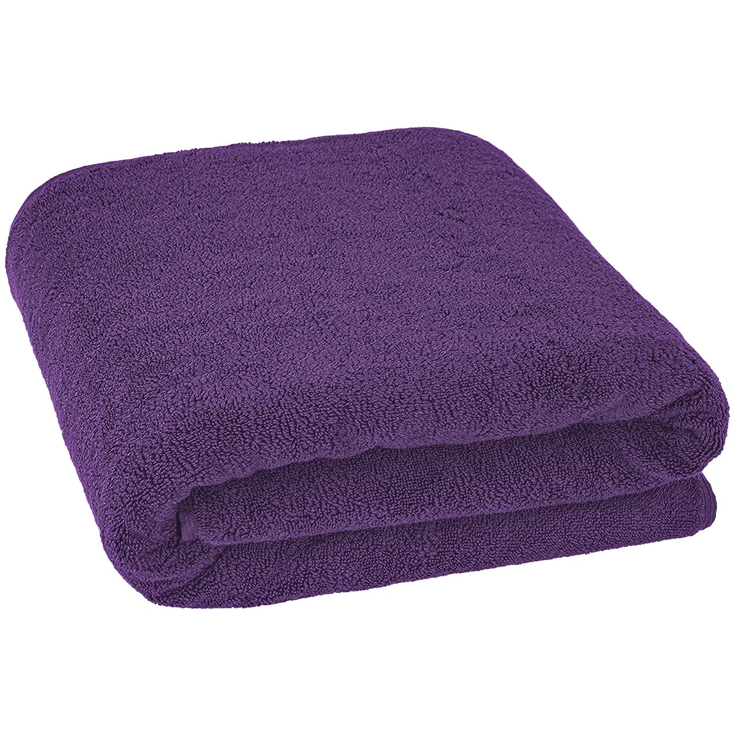 Cotton Paradise 100% Cotton 40x80 Oversized Bath Sheet, Extra Large Turkish Bath Towels for Bathroom, Purple Bathsheet