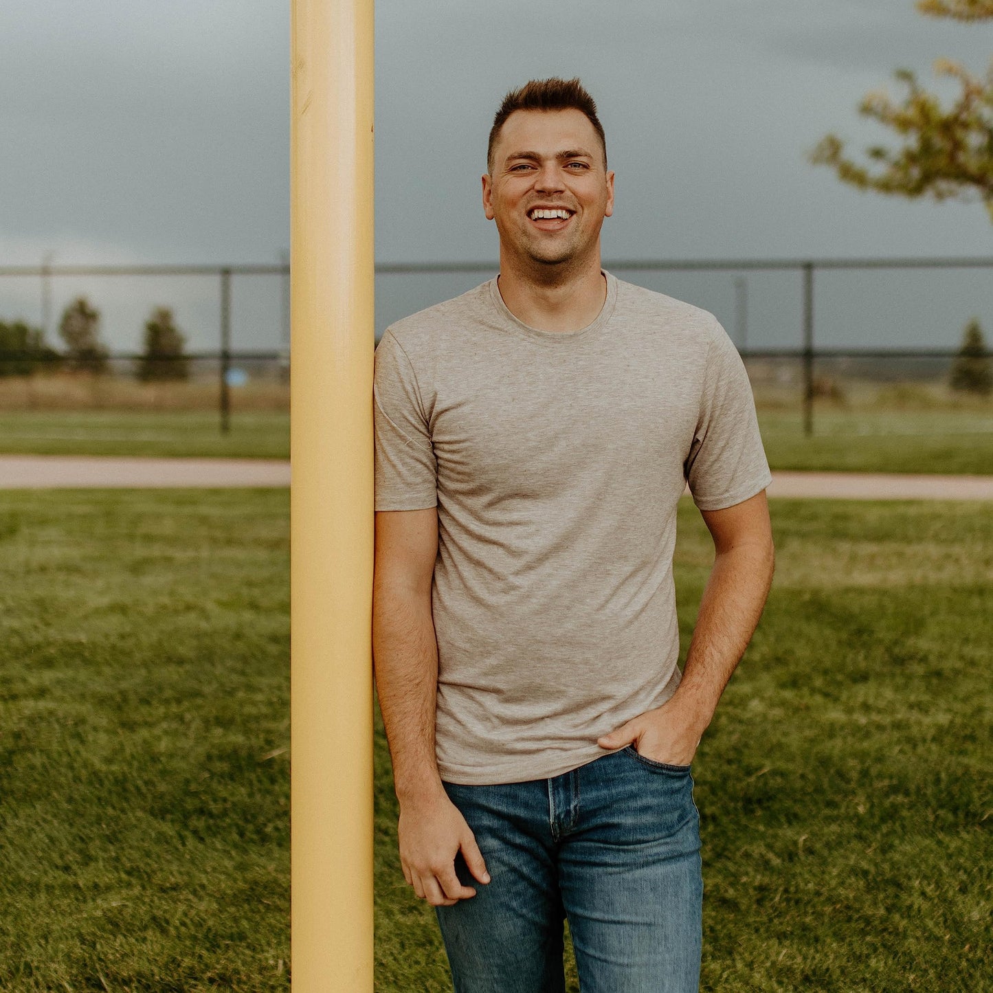 TallSlim Men's Tall Slim-Fit Short Sleeve Crewneck T-Shirt - Extra Long, Slim Fit, Preshrunk Easy Care, Dark Green, Small