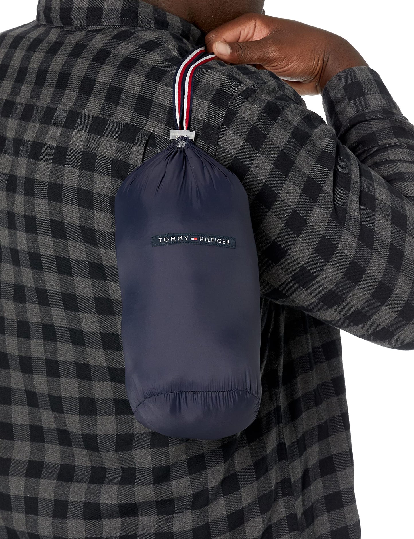 Tommy Hilfiger Men's Ultra Loft Lightweight Packable Puffer Jacket (Standard and Big & Tall), Midnight w/Patch, 3X-Tall