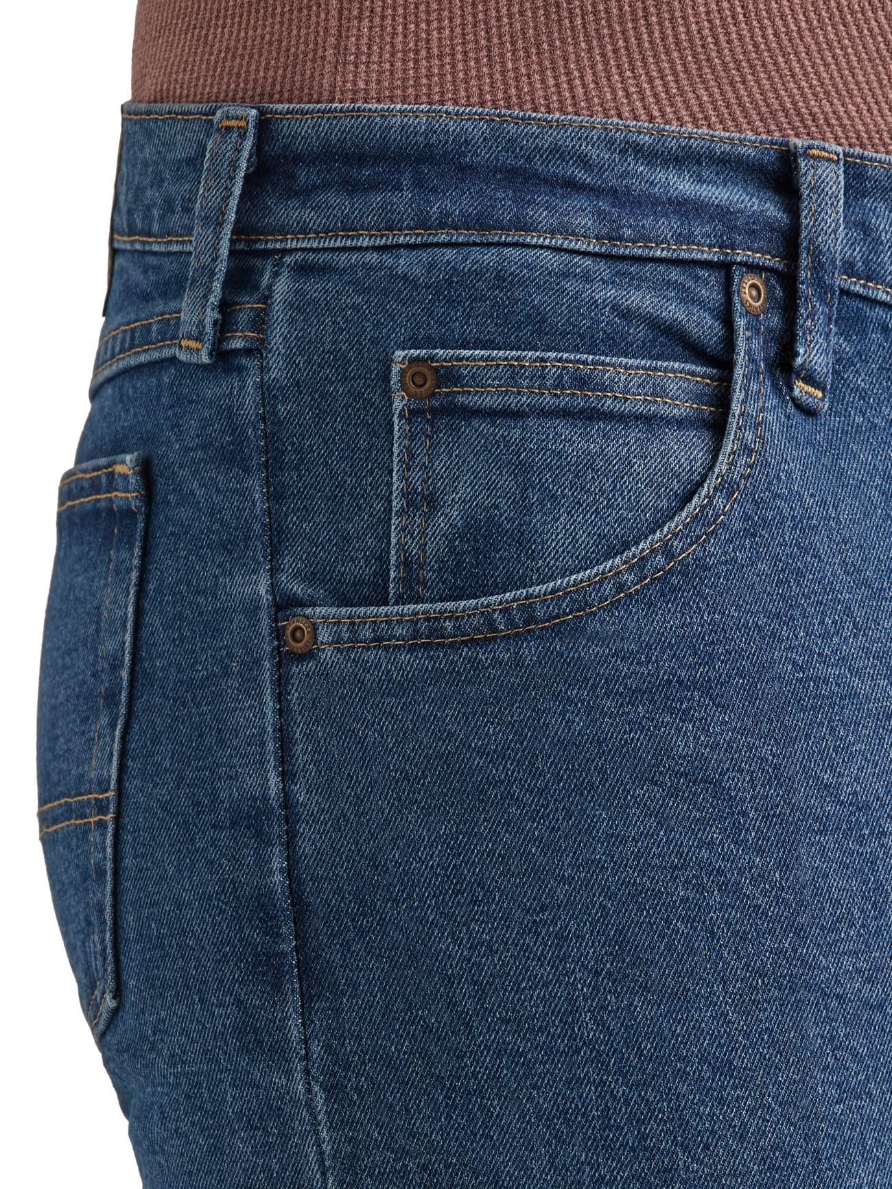 Wrangler Authentics Men's Classic 5-Pocket Regular Fit Jean, Dark Stonewash Flex, 36W X 36L