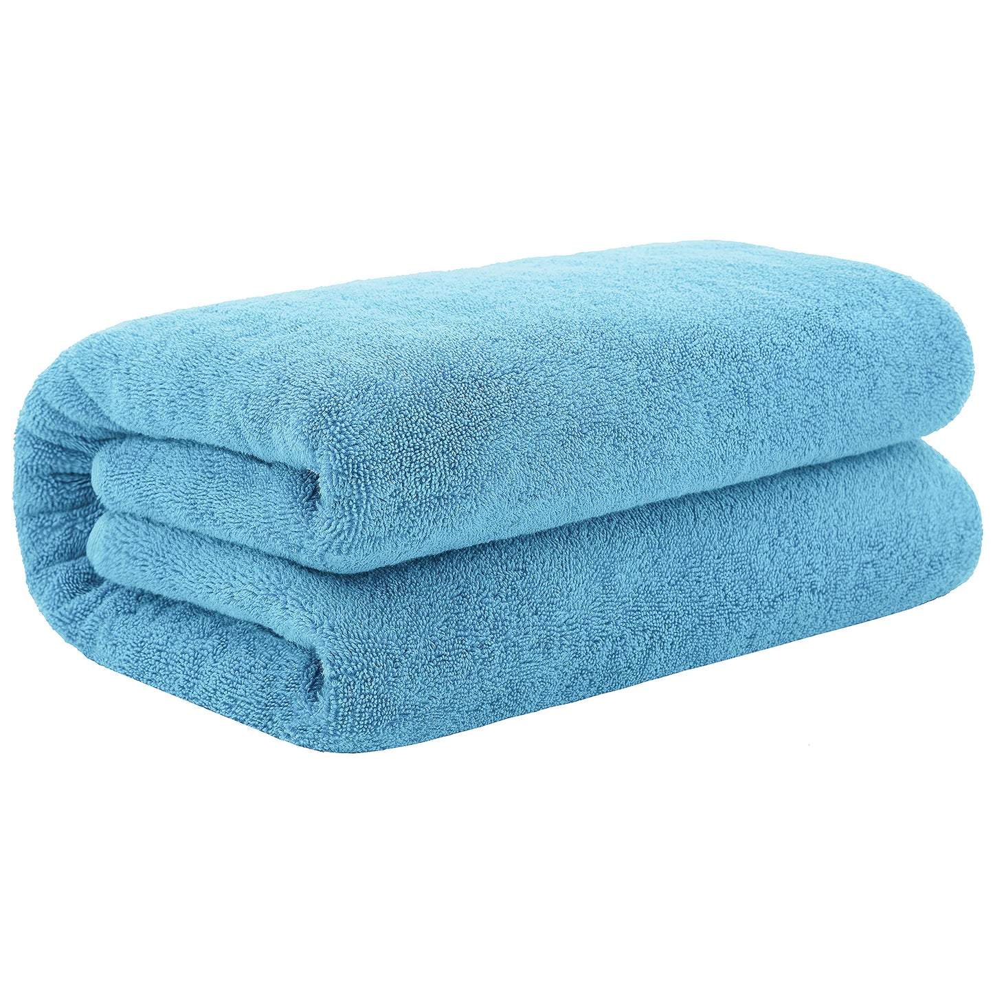 Cotton Paradise 100% Cotton 40x80 Oversized Bath Sheet, Extra Large Turkish Bath Towels for Bathroom, Sky Blue Bathsheet