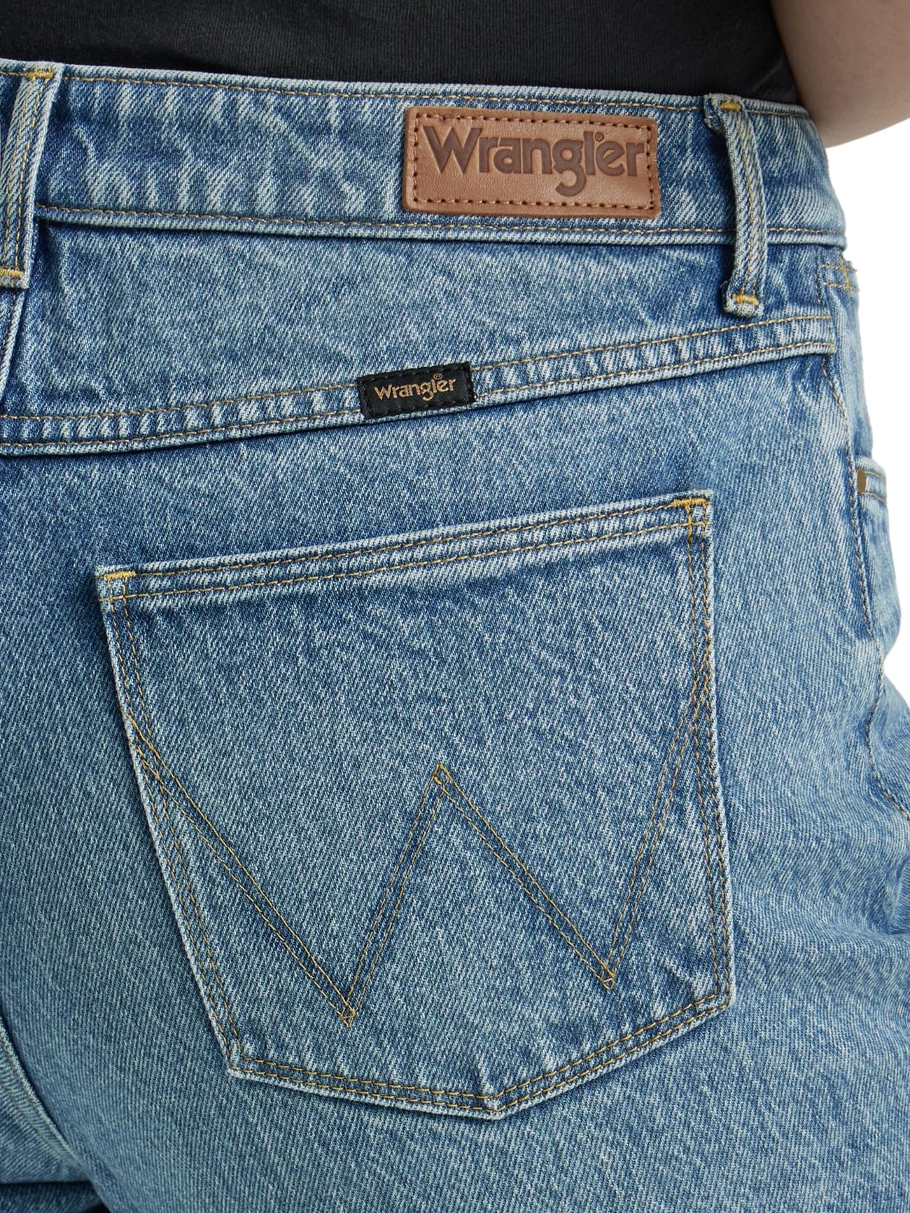 Wrangler Women's High Rise Bold Boot Jean, Sky Valley, 12-34