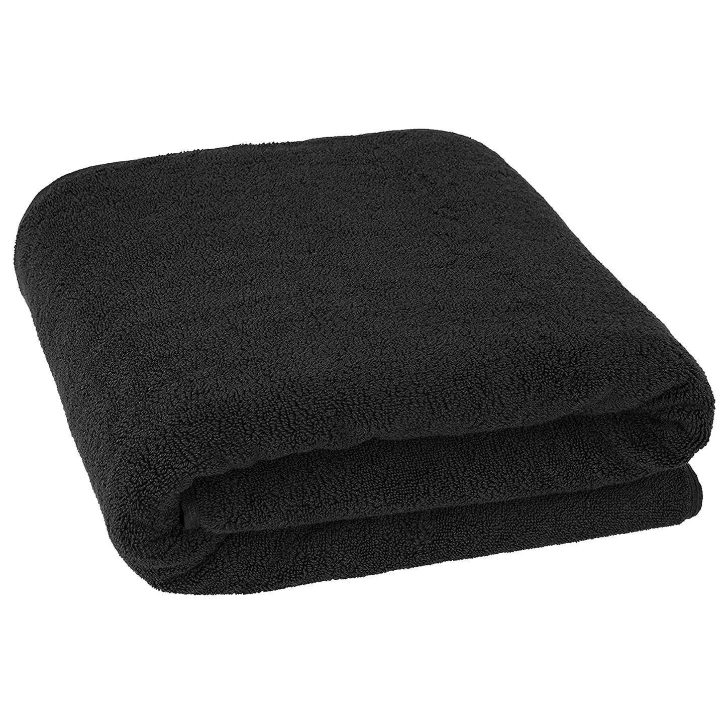 Cotton Paradise 100% Cotton 40x80 Oversized Bath Sheet, Extra Large Turkish Bath Towels for Bathroom, Black Bathsheet